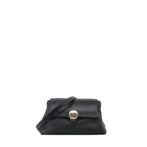 CHLOÉ - Darry shoulder bag in black grained leather