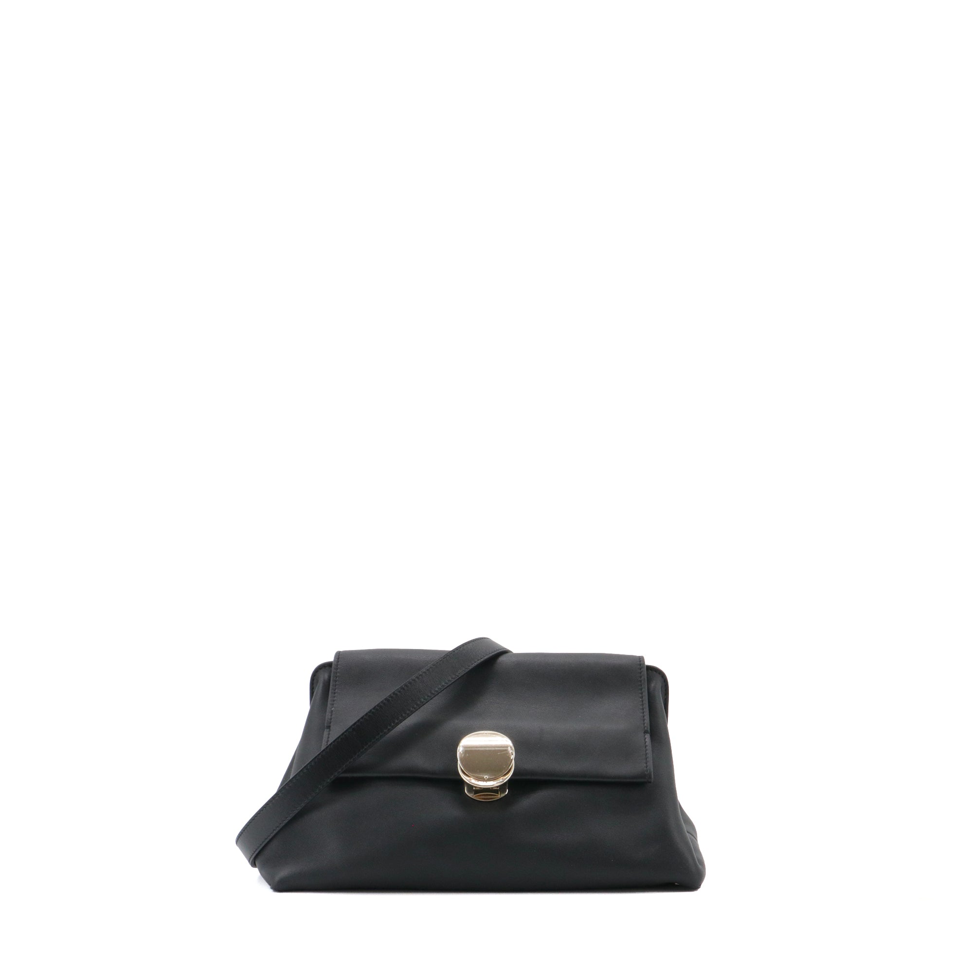 CHLOÉ - Sac à épaule Pochette Pénélope Chloé en cuir lisse noir