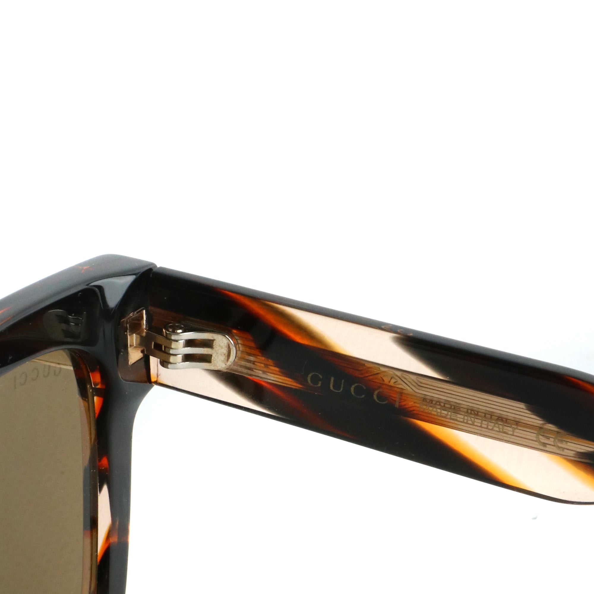 GUCCI - Brown tortoiseshell sunglasses