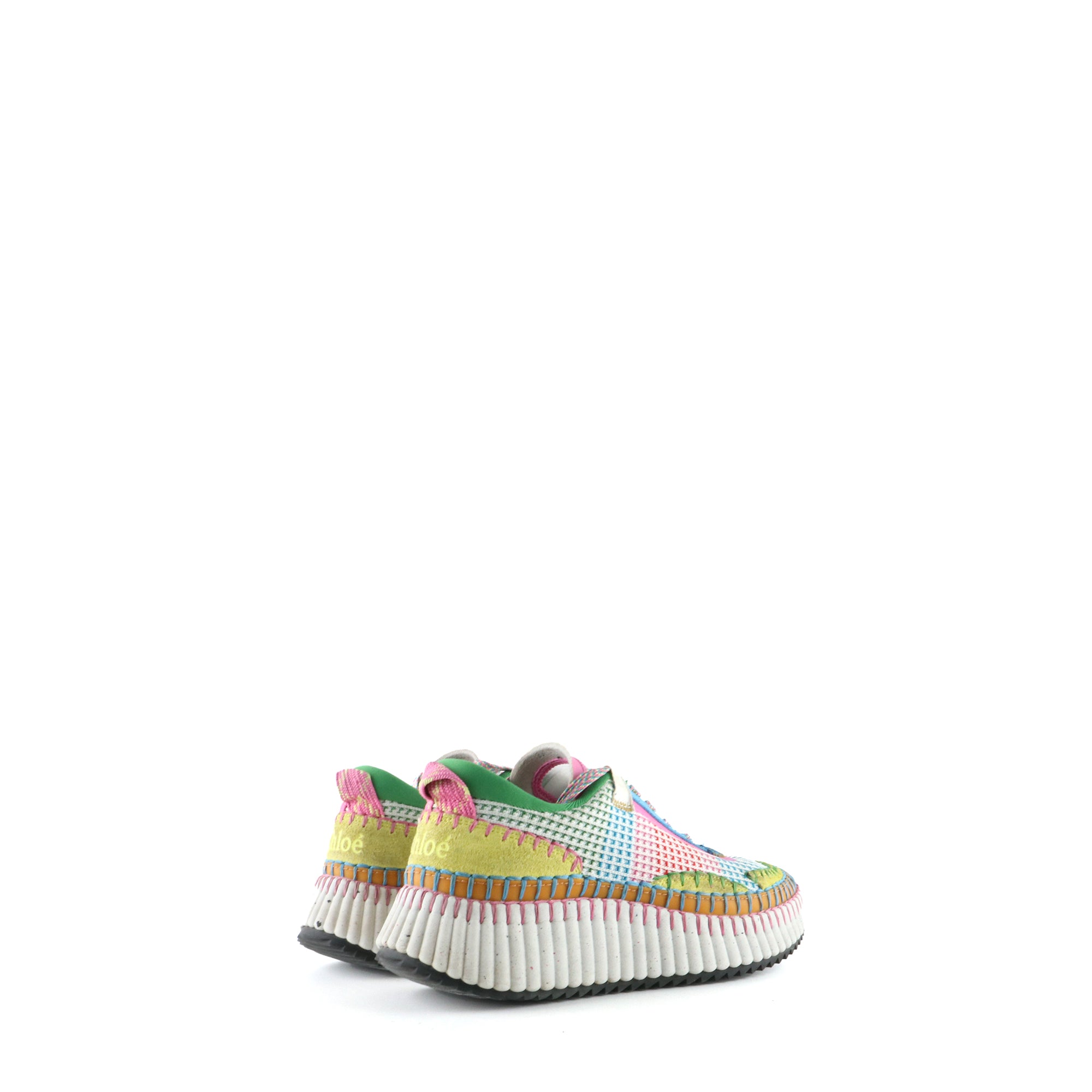 CHLOÉ - Sneakers Nama en toile multicolore (T37)