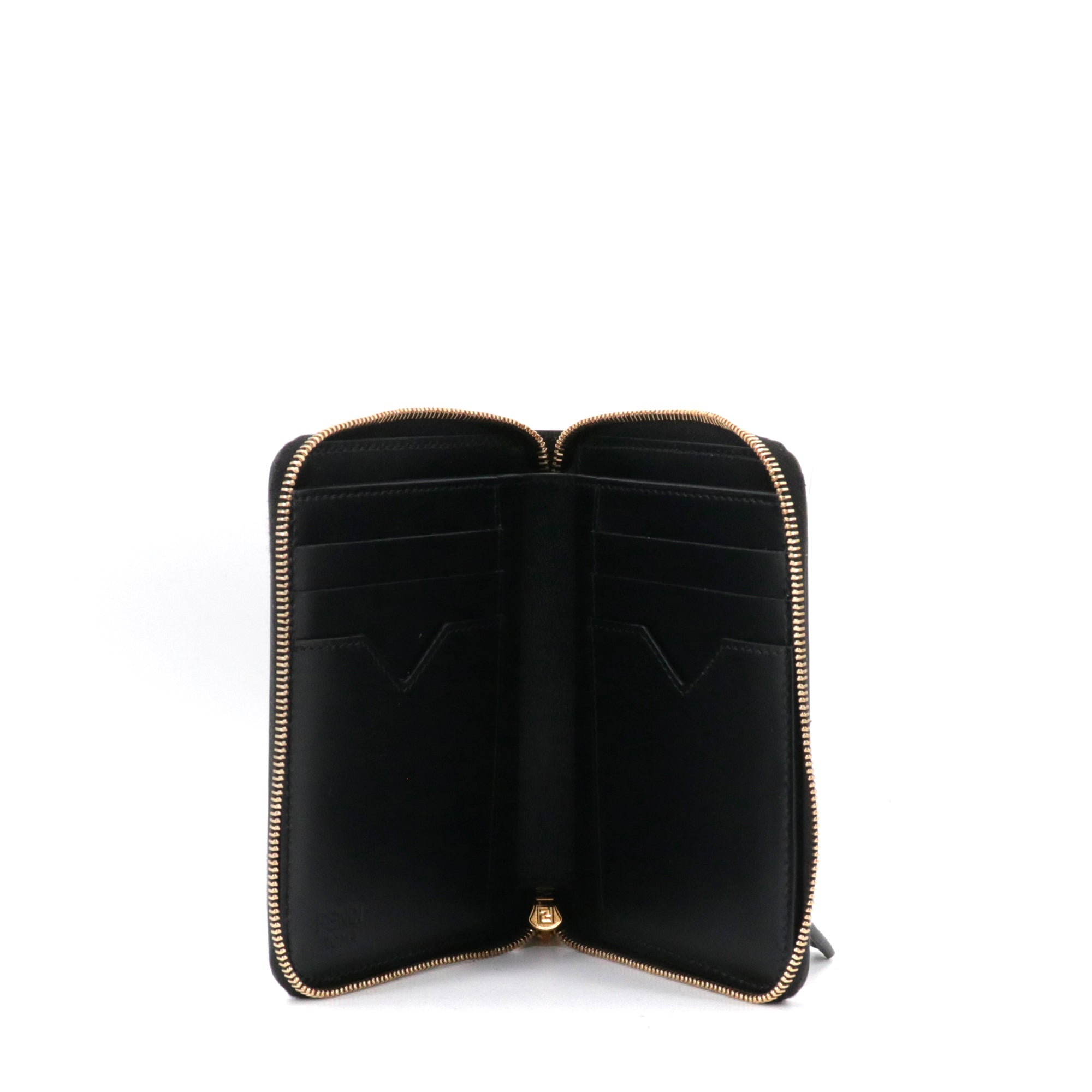 FENDI - Fendi Diamonds wallet in black leather