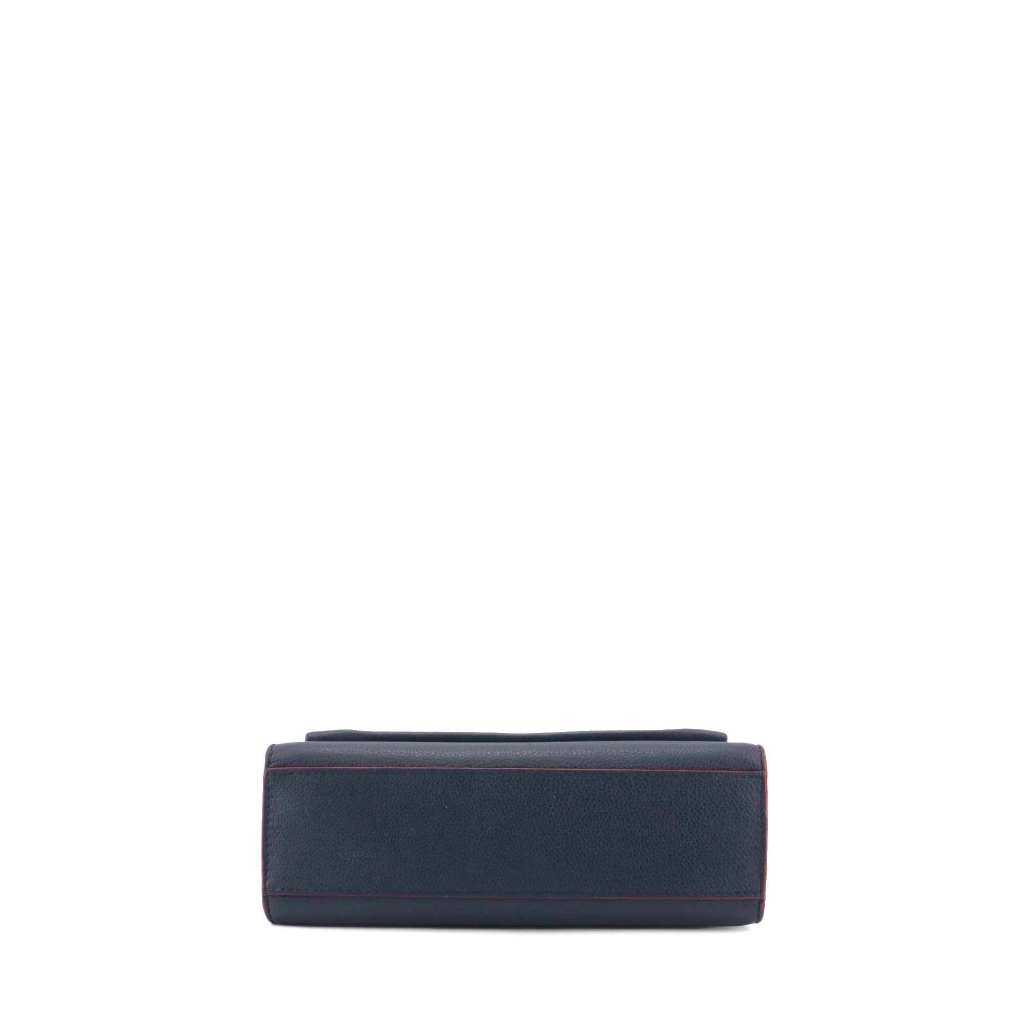 LOUIS VUITTON - Louis Vuitton Mylockme handbag in navy blue grained leather