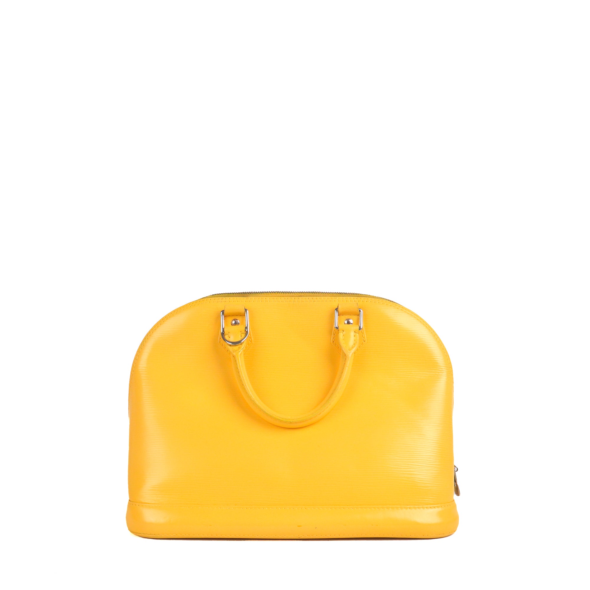 LOUIS VUITTON - Sac à main Alma PM Louis Vuitton en cuir épi jaune