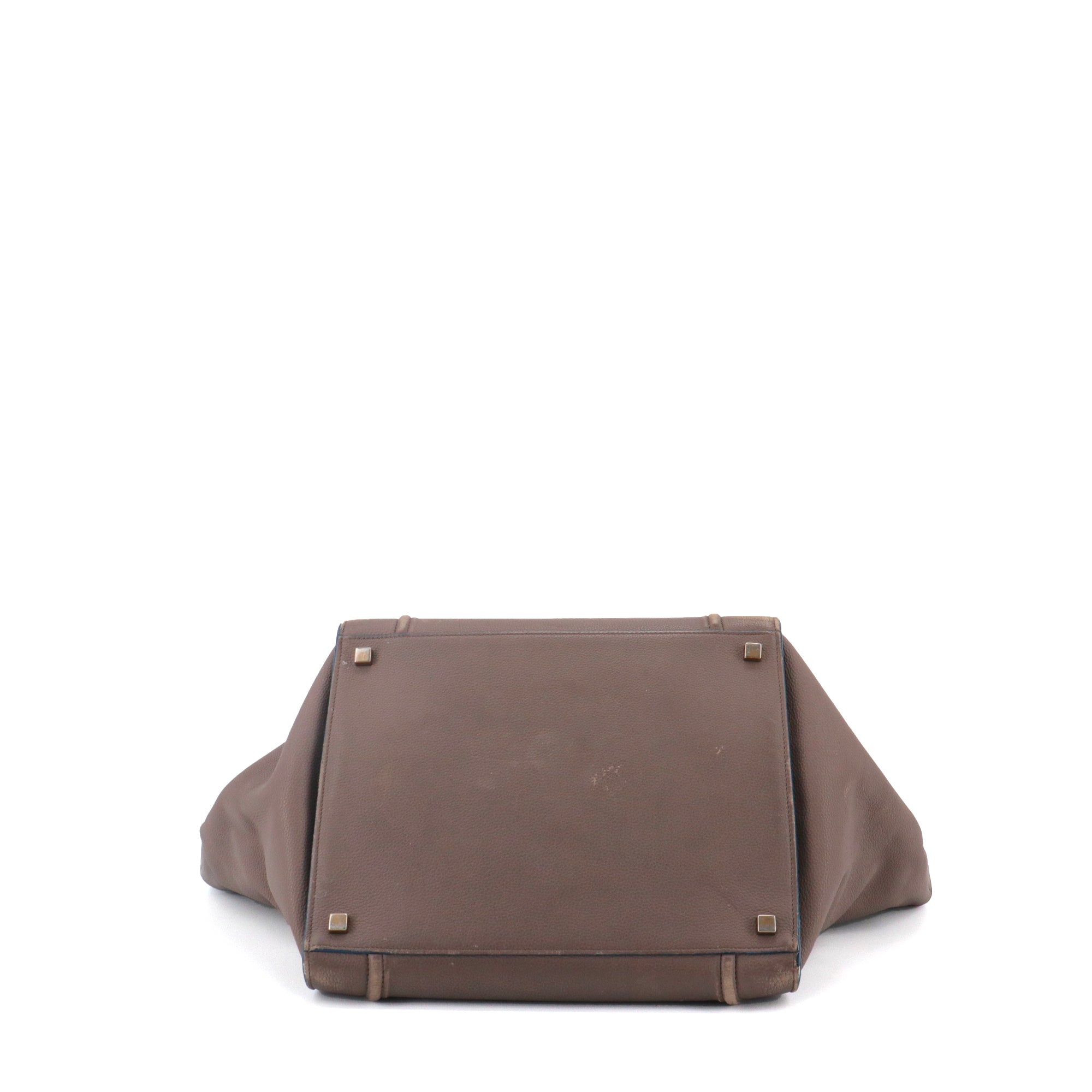 CELINE - Celine Luggage handbag in taupe grained leather