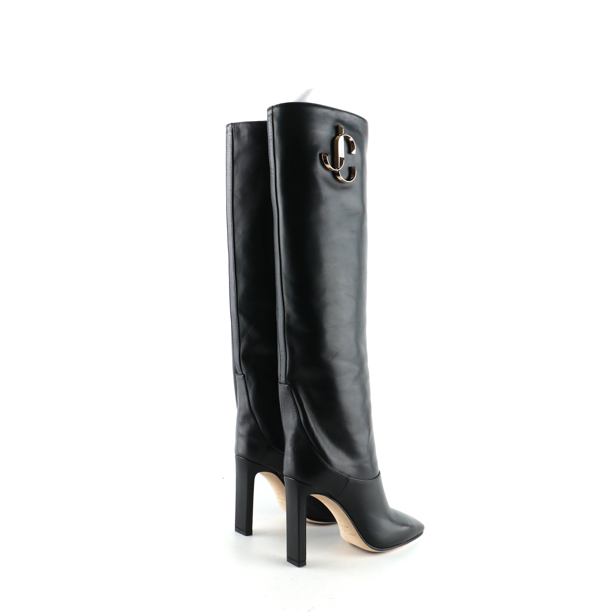 JIMMY CHOO - Mahesa boots in black leather (T35)