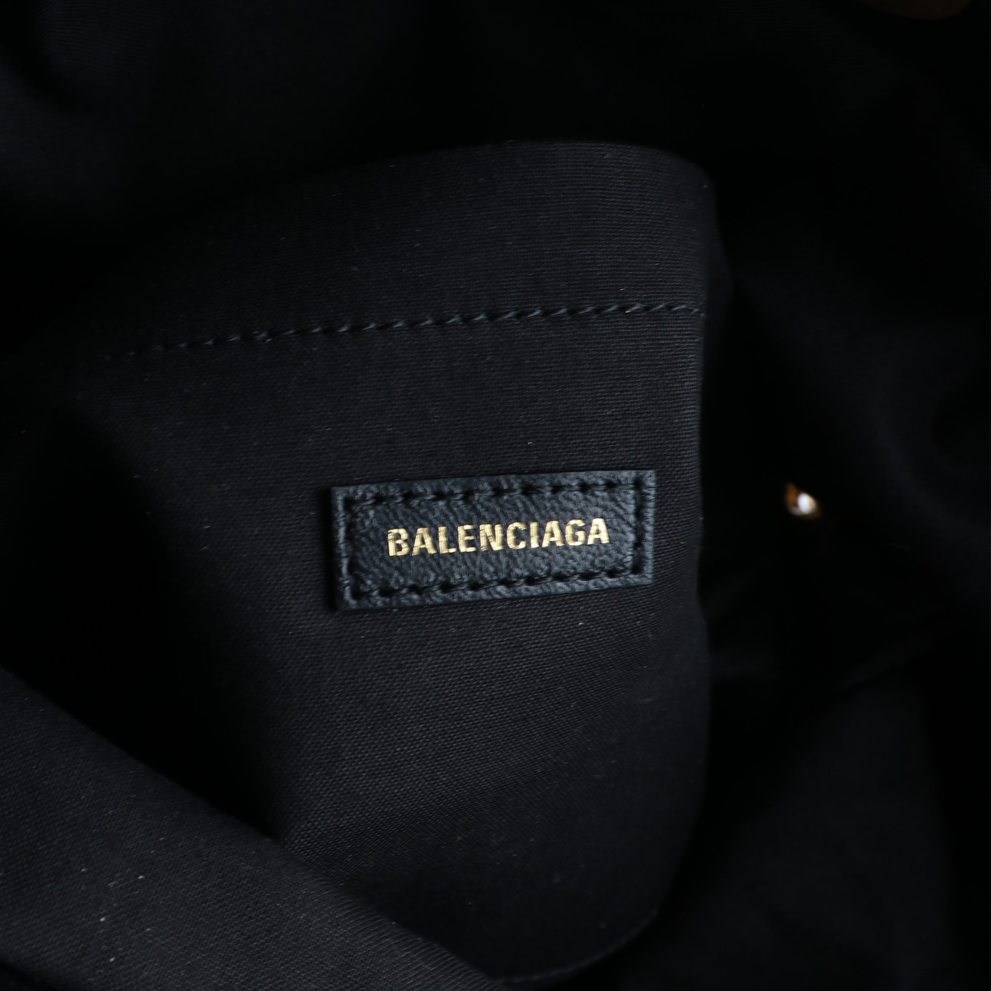BALENCIAGA - Sac à bandoulière Monaco Medium en cuir noir