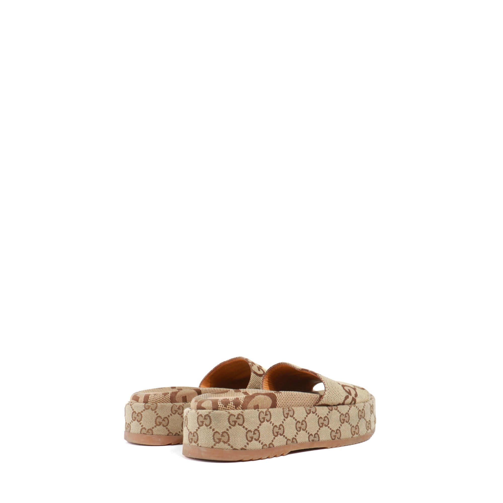 GUCCI - GG canvas platform mules (T39)