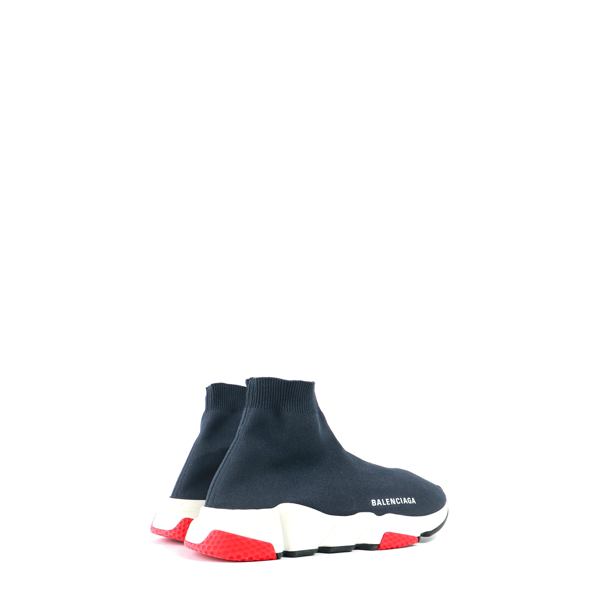 BALENCIAGA - Speed ​​sneakers in navy blue canvas (T40)