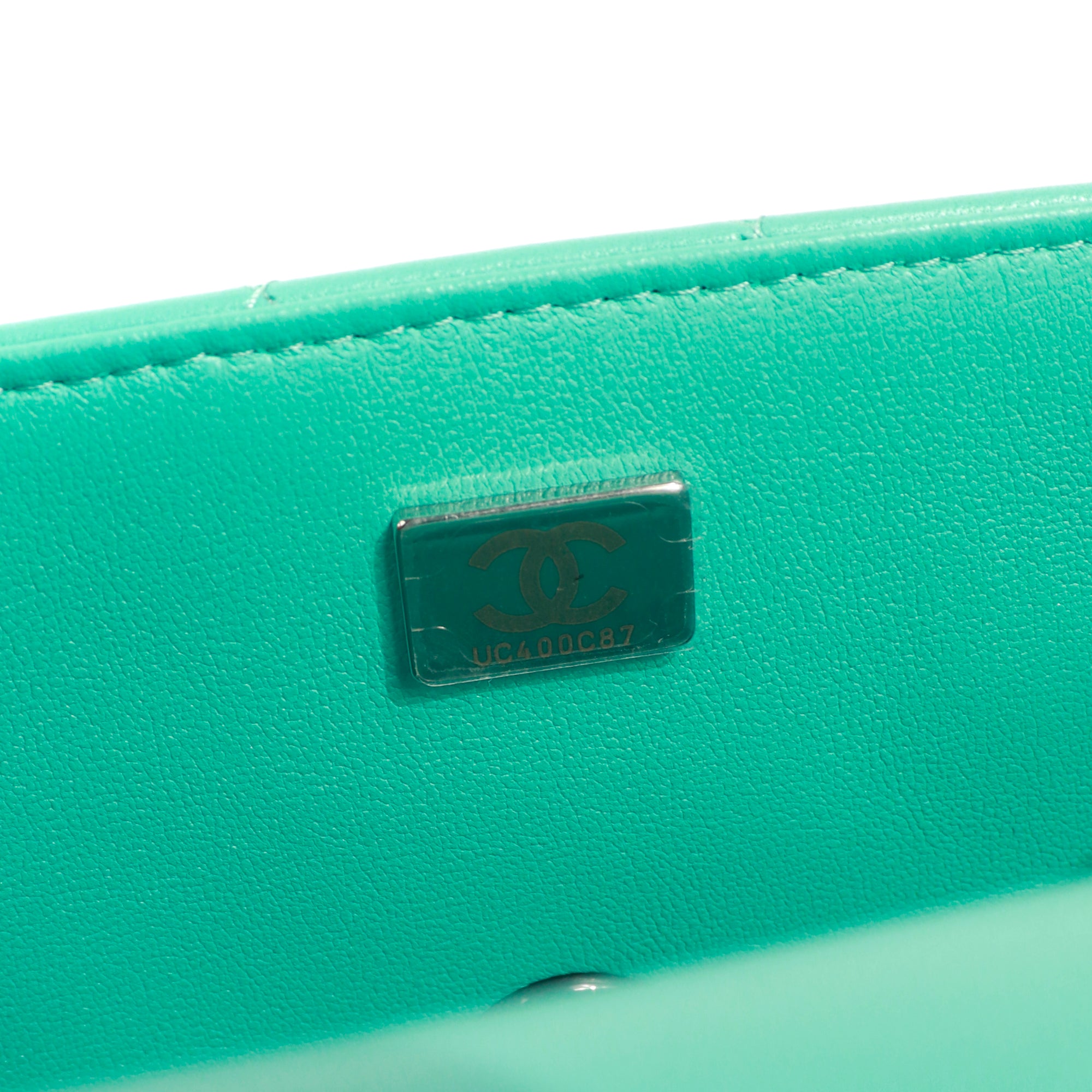 CHANEL - Timeless mini rectangle shoulder bag Tiffany Blue