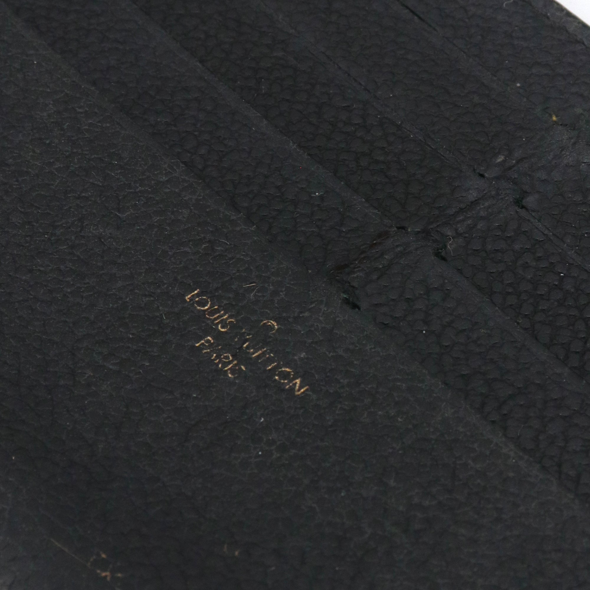 LOUIS VUITTON - Louis Vuitton Felicie pouch in black empreinte leather
