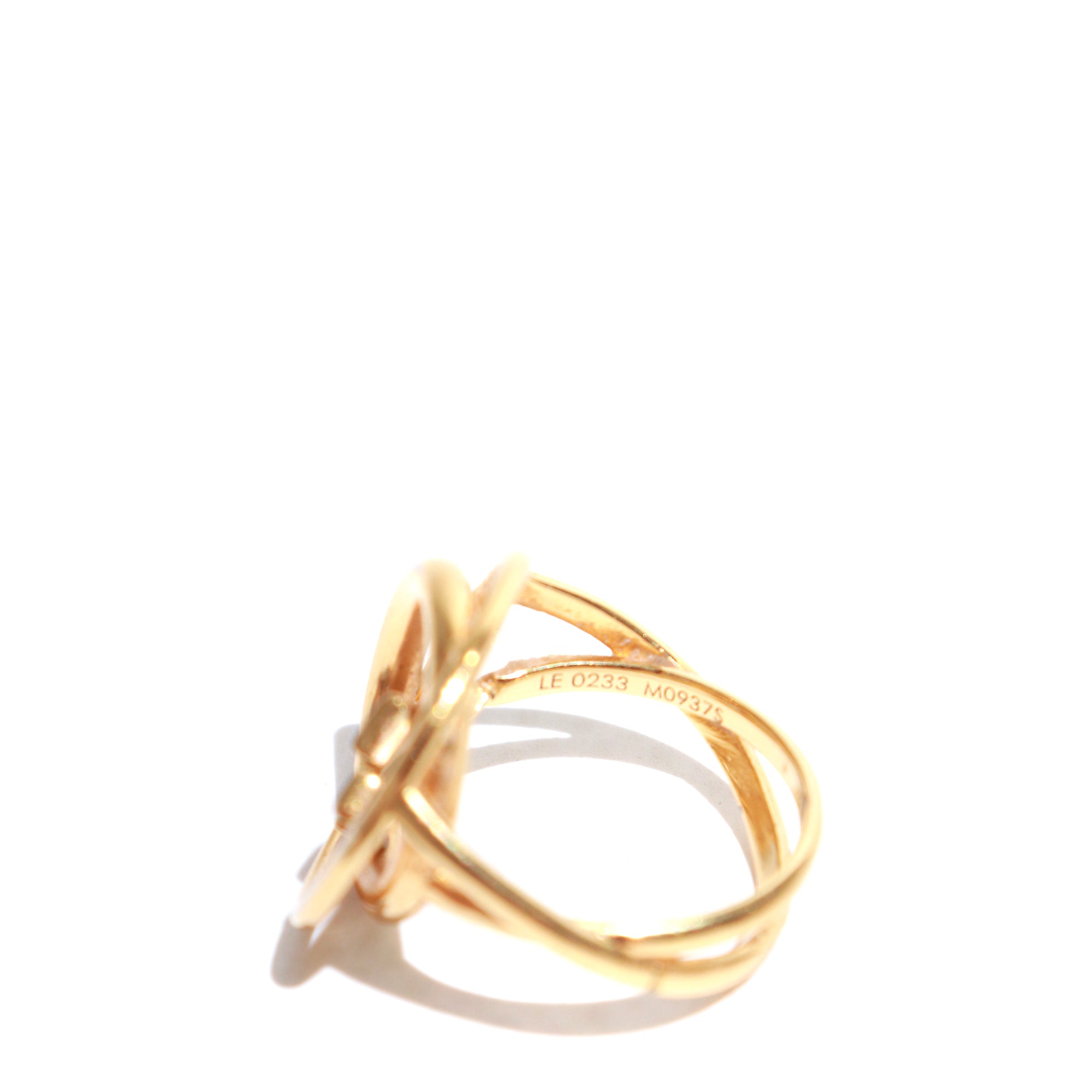 LOUIS VUITTON - Stellar ring in gold metal (S)