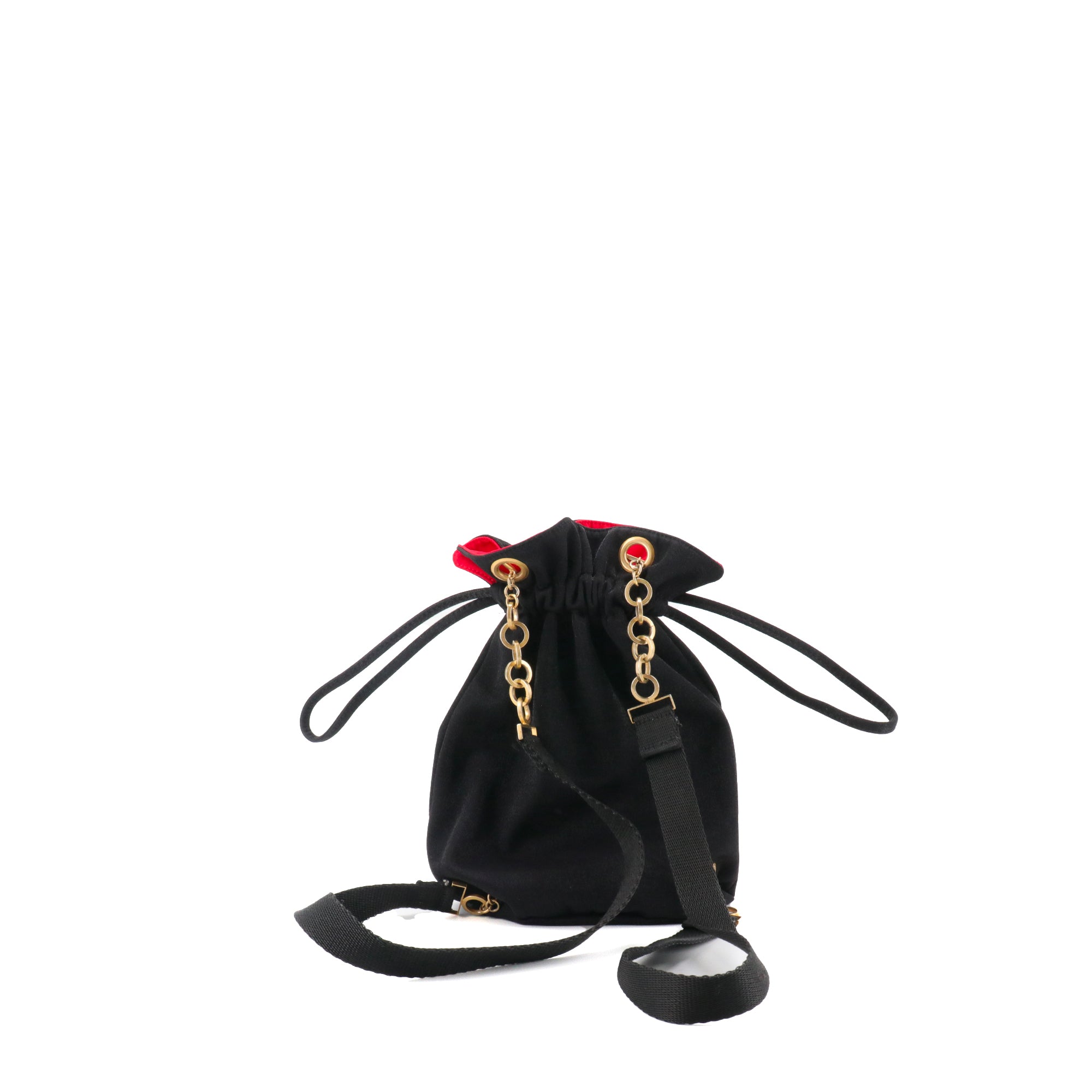 SAINT LAURENT - Sac à dos Réversible Saint Laurent en nylon noir irisé