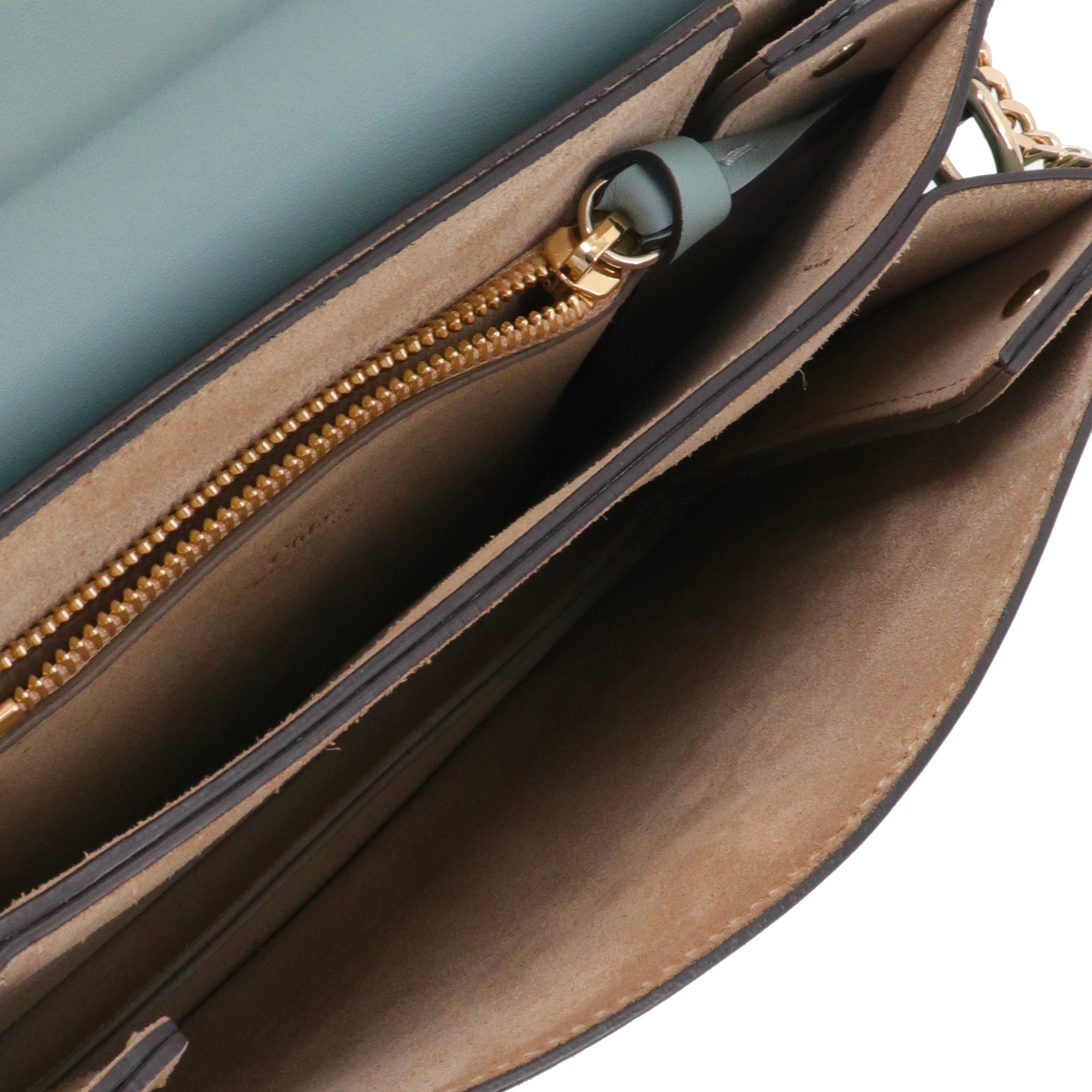 CHLOÉ - Sac à bandoulière Faye Chloé en cuir bleu