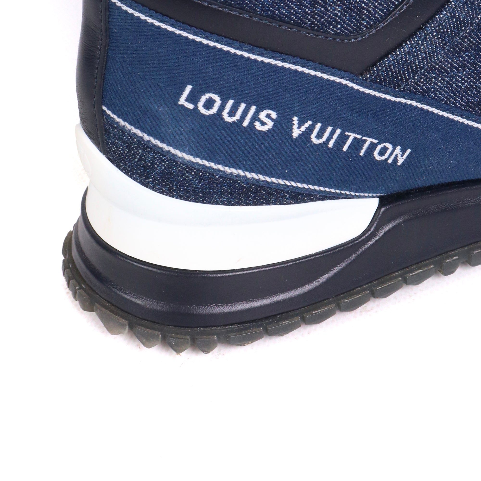 LOUIS VUITTON - Sneakers Run Away Louis Vuitton en denim (T39)