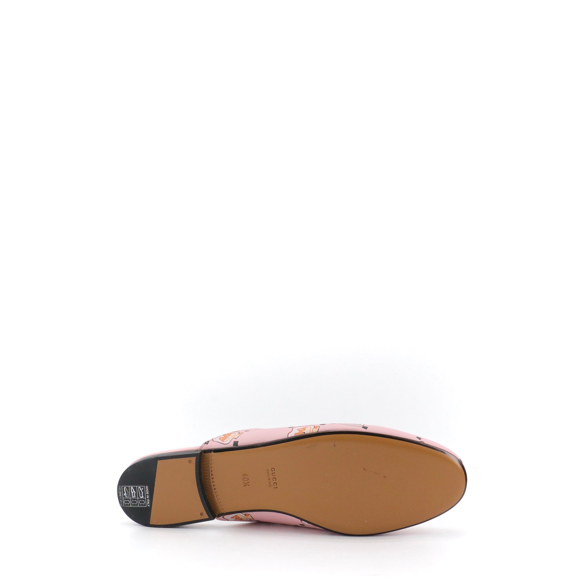 GUCCI - Princetown Kawaii x Pikarar Gucci mules in pink leather (T40.5)