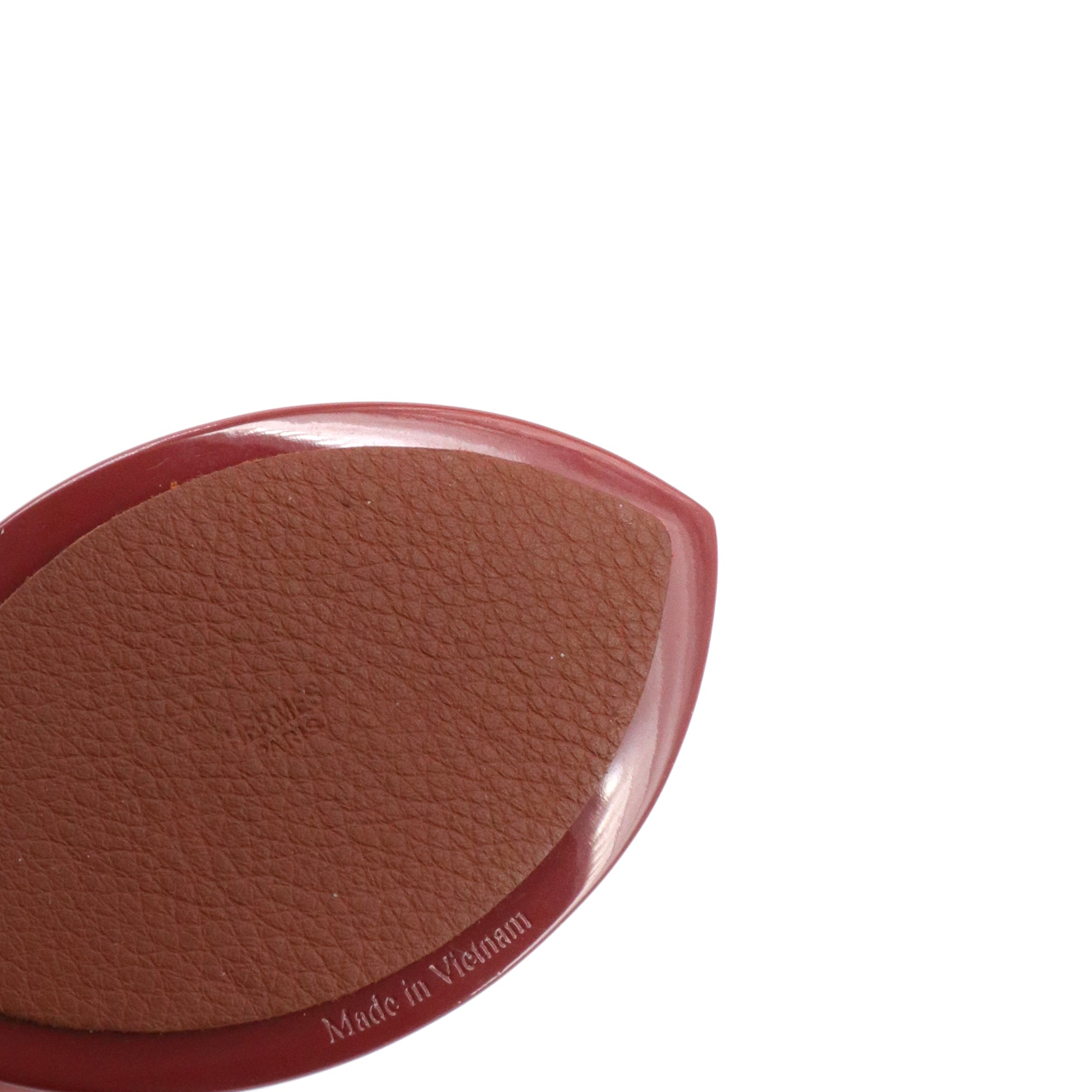 HERMÈS - Hermès Samarcande Paperweight in terracotta lacquered wood