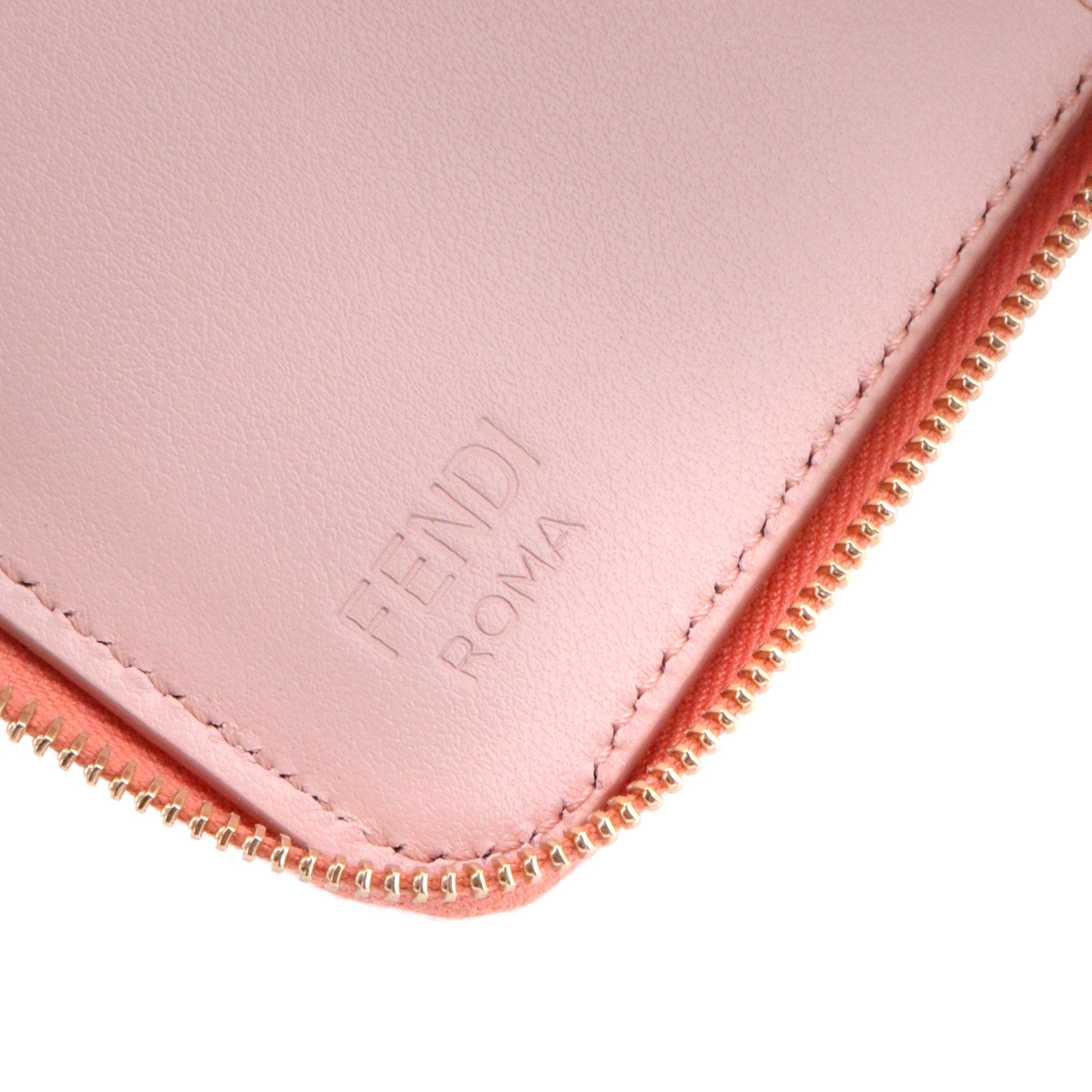 FENDI - Fendi Diamonds wallet in taupe leather