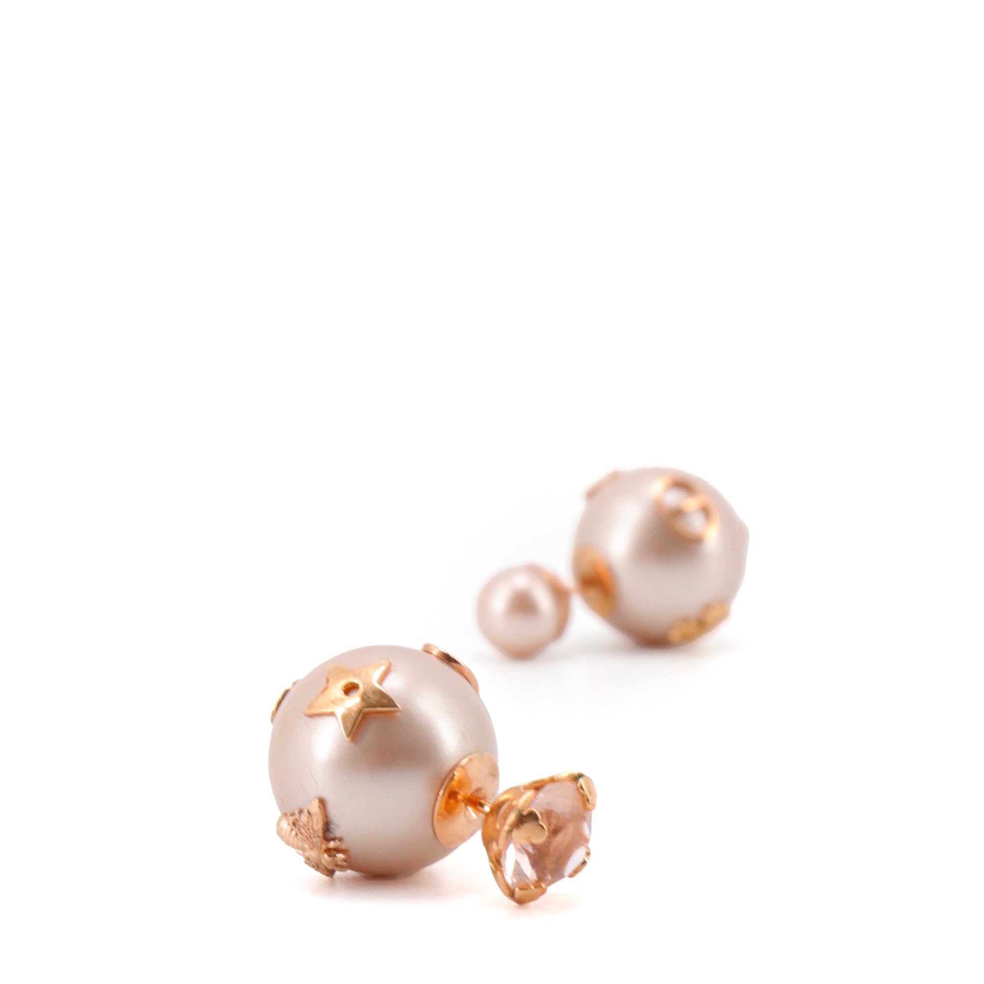 DIOR - Dior Tribales earrings in pink pearls