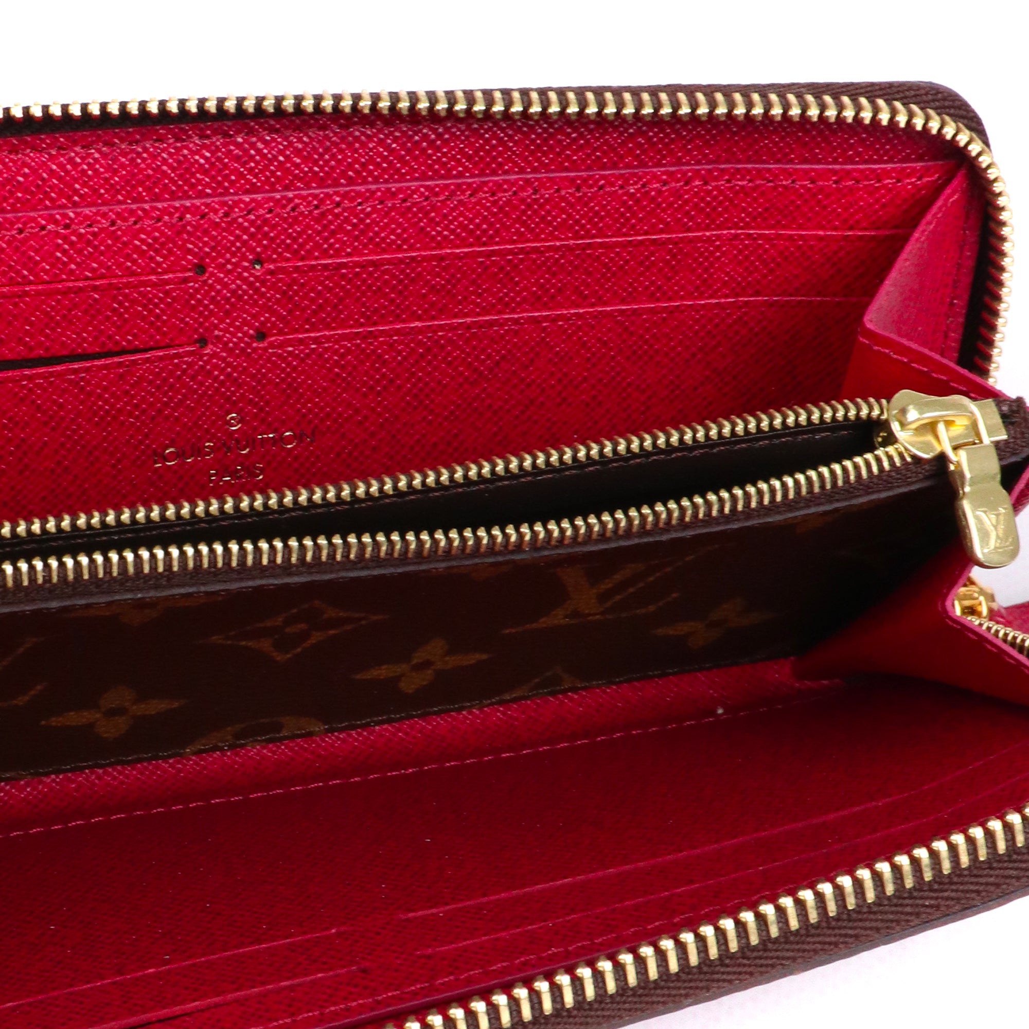 LOUIS VUITTON - Portefeuille Emilie Louis Vuitton en toile monogrammée