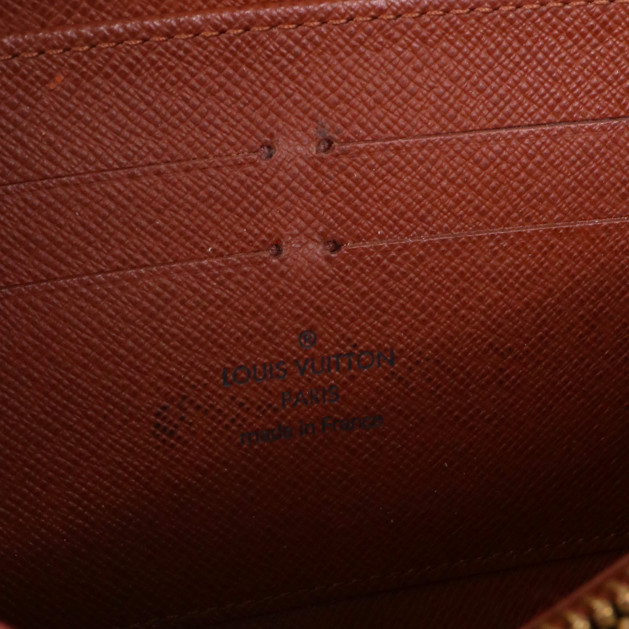 LOUIS VUITTON - Portefeuille Zippy Louis Vuitton en toile monogrammée
