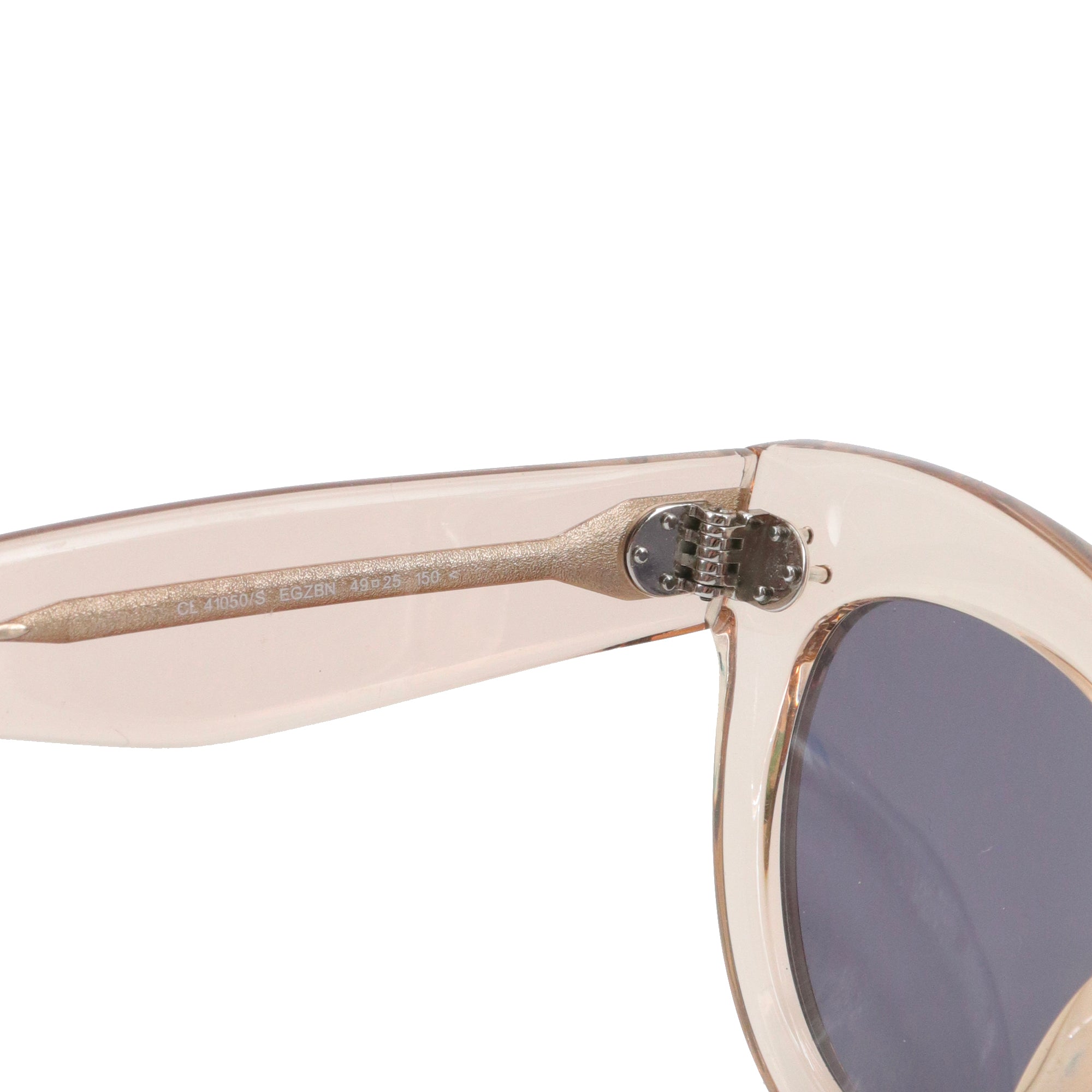 CELINE - Lunettes de soleil Marta Celine en plastique bronze transparent