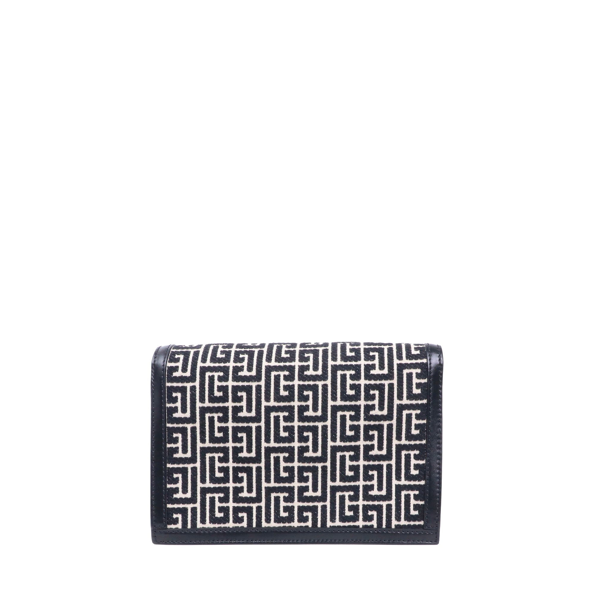 BALMAIN - B-Buzz 22 shoulder bag in leather and canvas