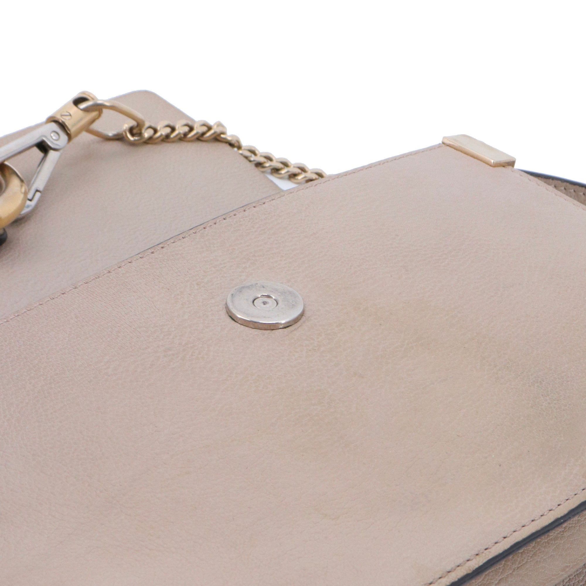 CHLOÉ - Chloé Faye PM shoulder bag in taupe grained leather