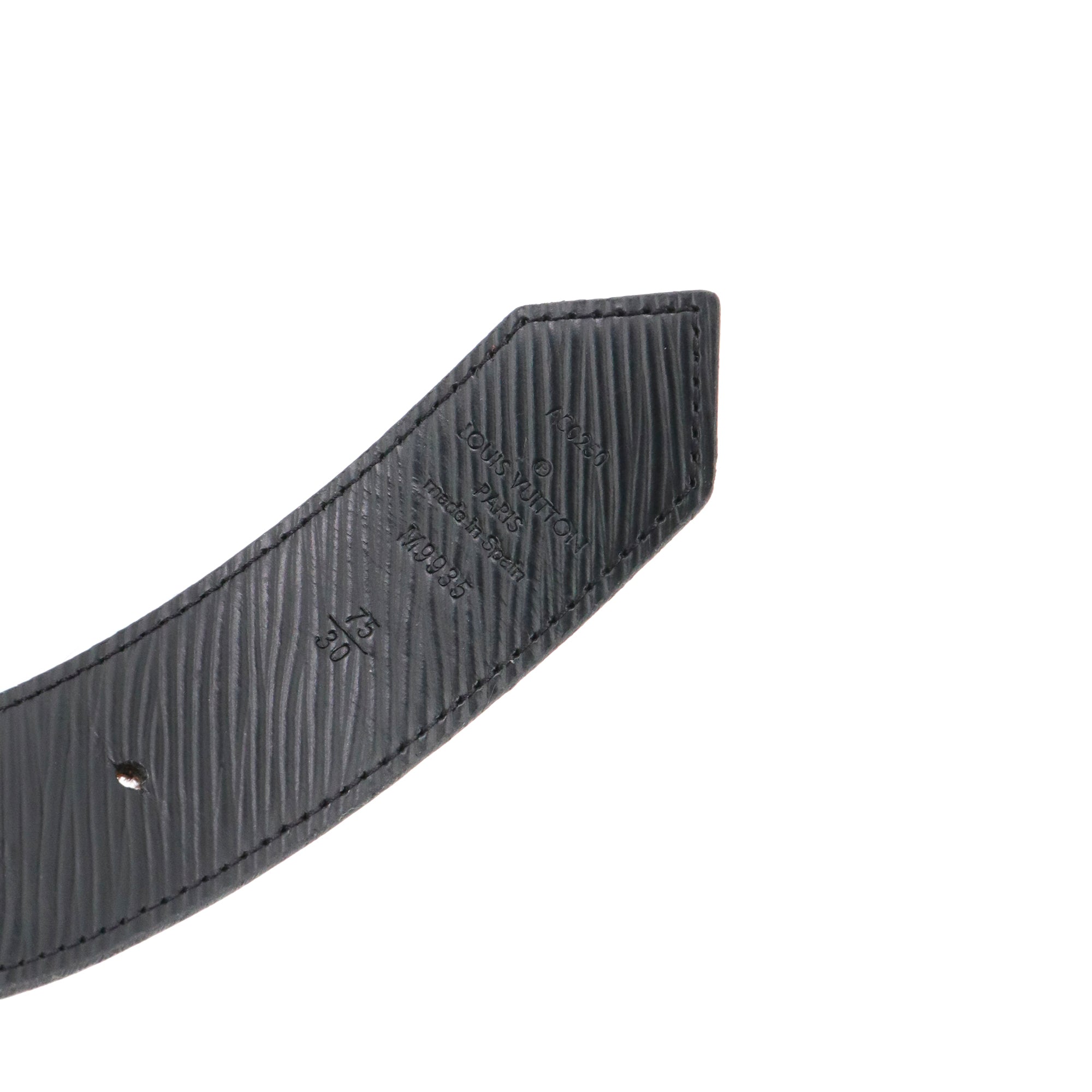 LOUIS VUITTON - Louis Vuitton reversible Circle belt in monogrammed canvas (T75)
