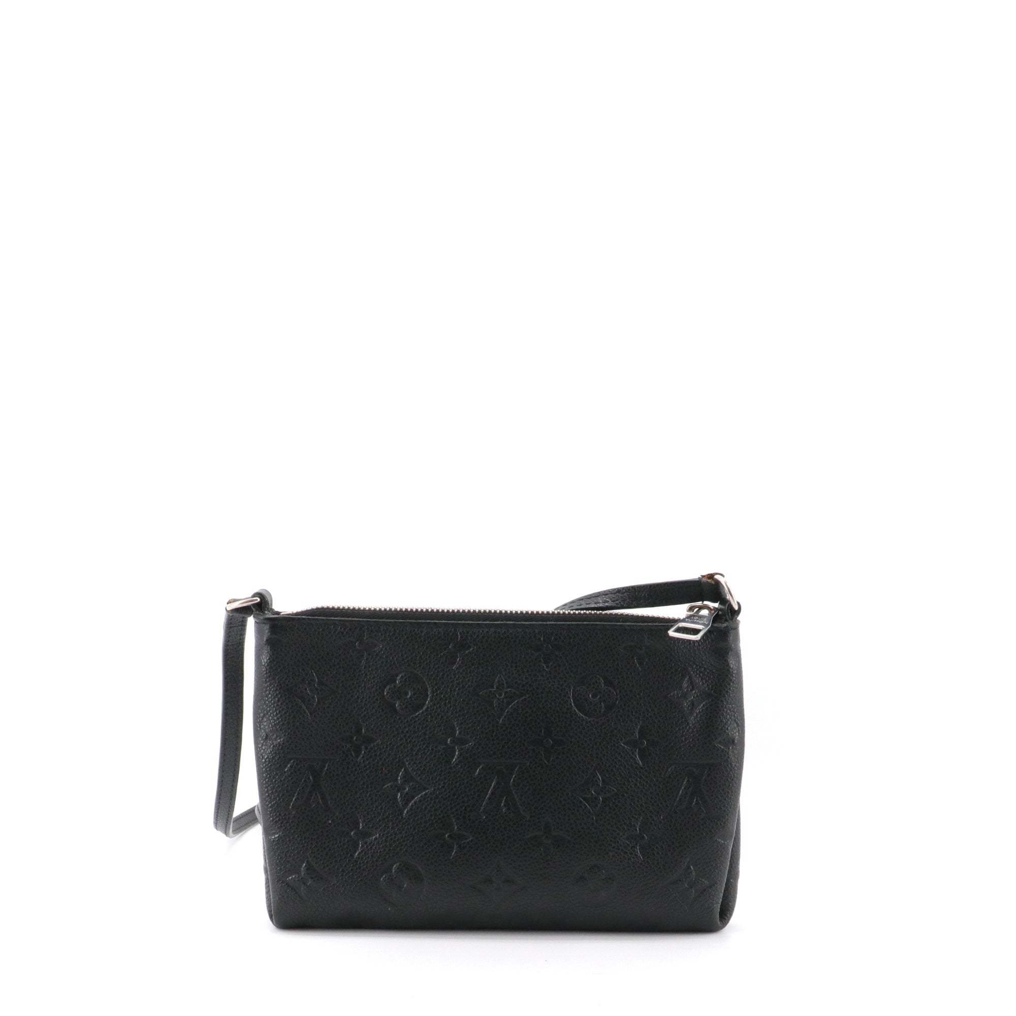 LOUIS VUITTON - Louis Vuitton Pallas shoulder bag in black empreinte leather