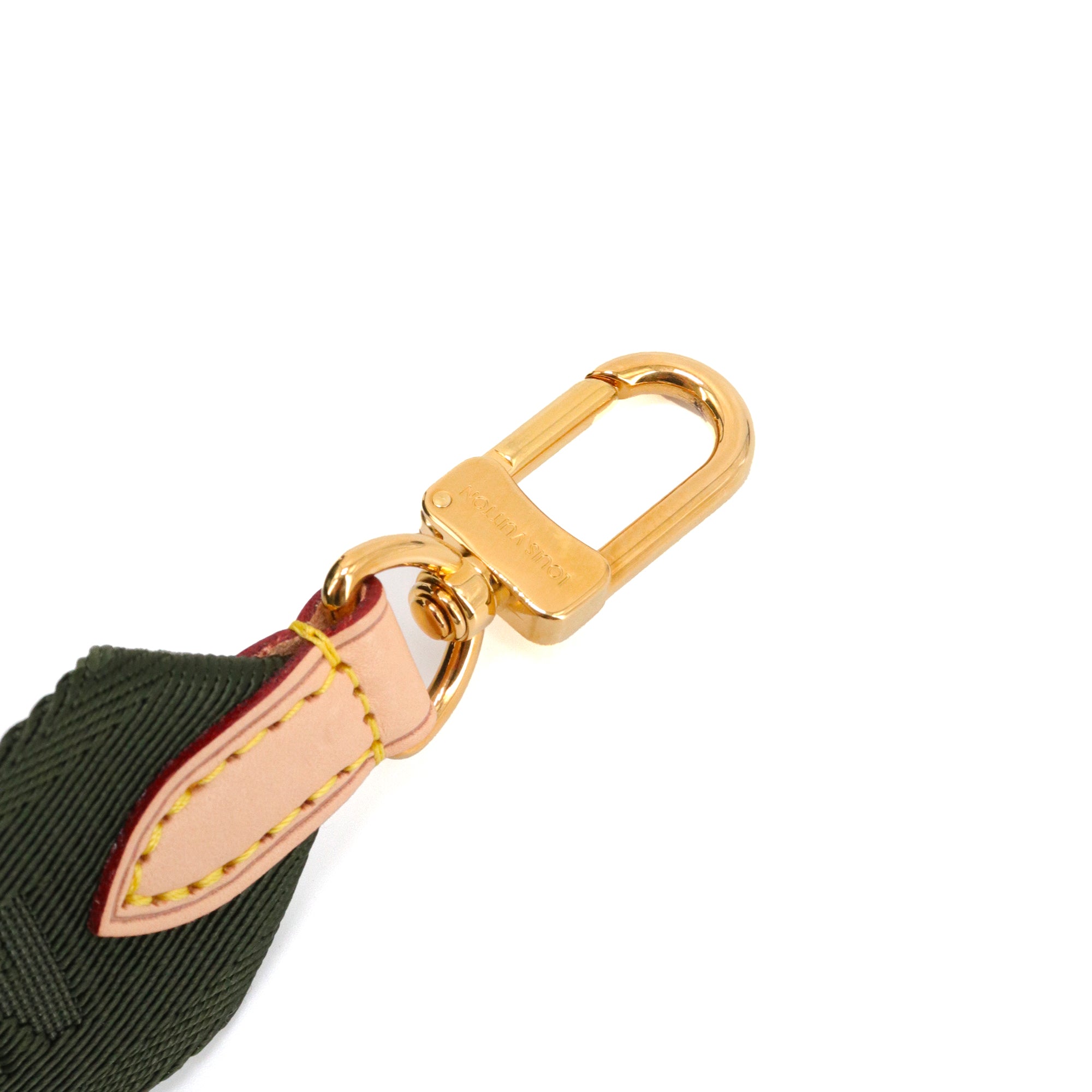 LOUIS VUITTON - Louis Vuitton bag strap in khaki canvas
