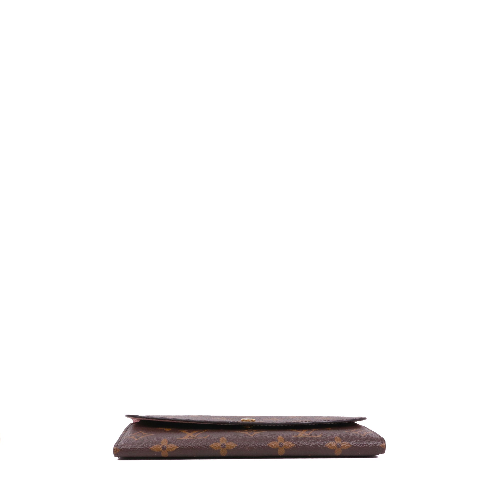 LOUIS VUITTON - Portefeuille Émilie Louis Vuitton en toile monogrammée