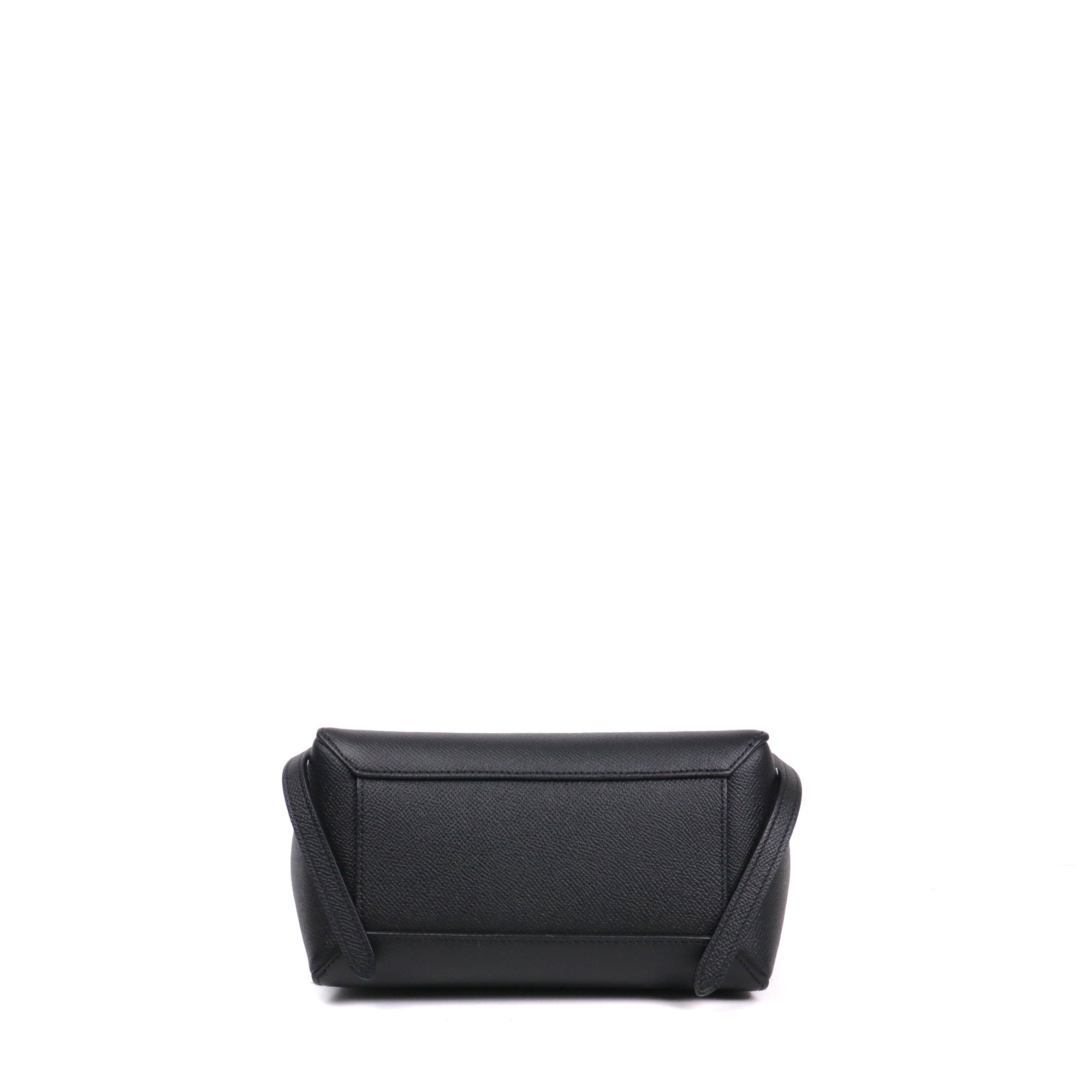 CELINE - Sac à bandoulière Belt nano Celine en cuir grainé noir