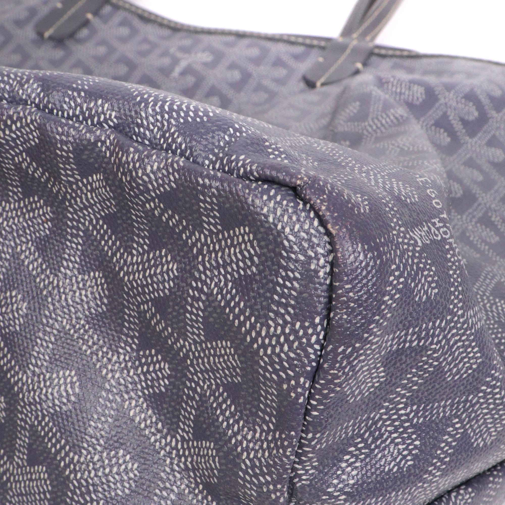 GOYARD - Sac cabas Saint Louis PM Goyard en toile enduite grise