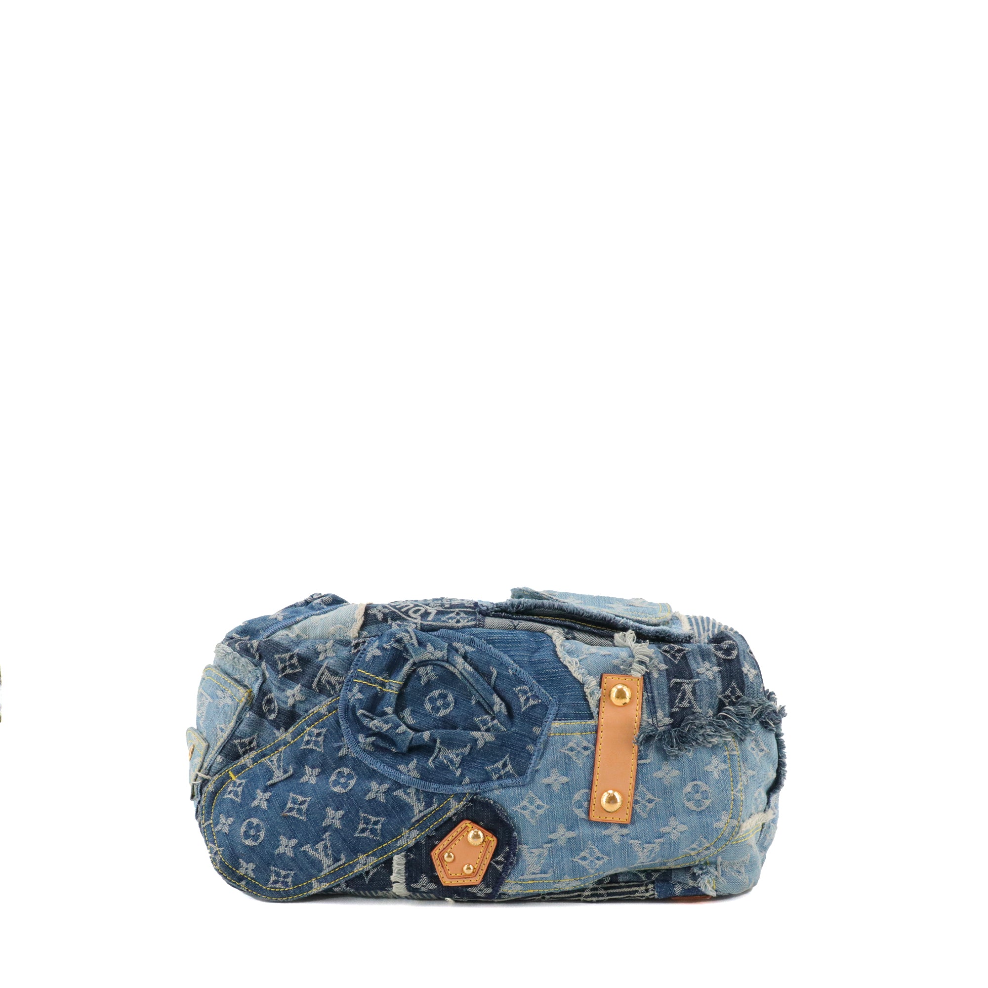 LOUIS VUITTON - Louis Vuitton Bowly handbag in denim patchwork