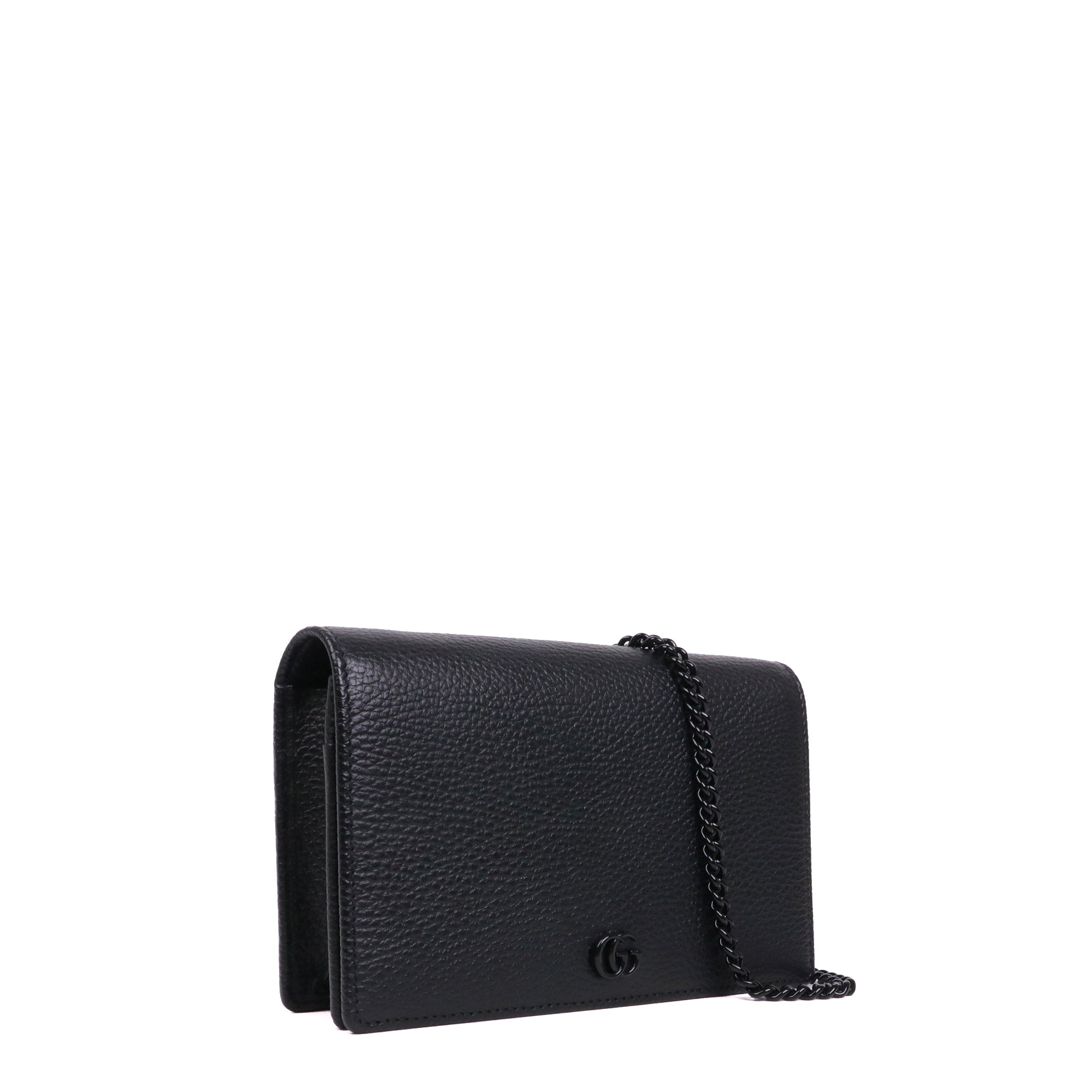GUCCI - GG Marmont Small Size shoulder bag in black leather