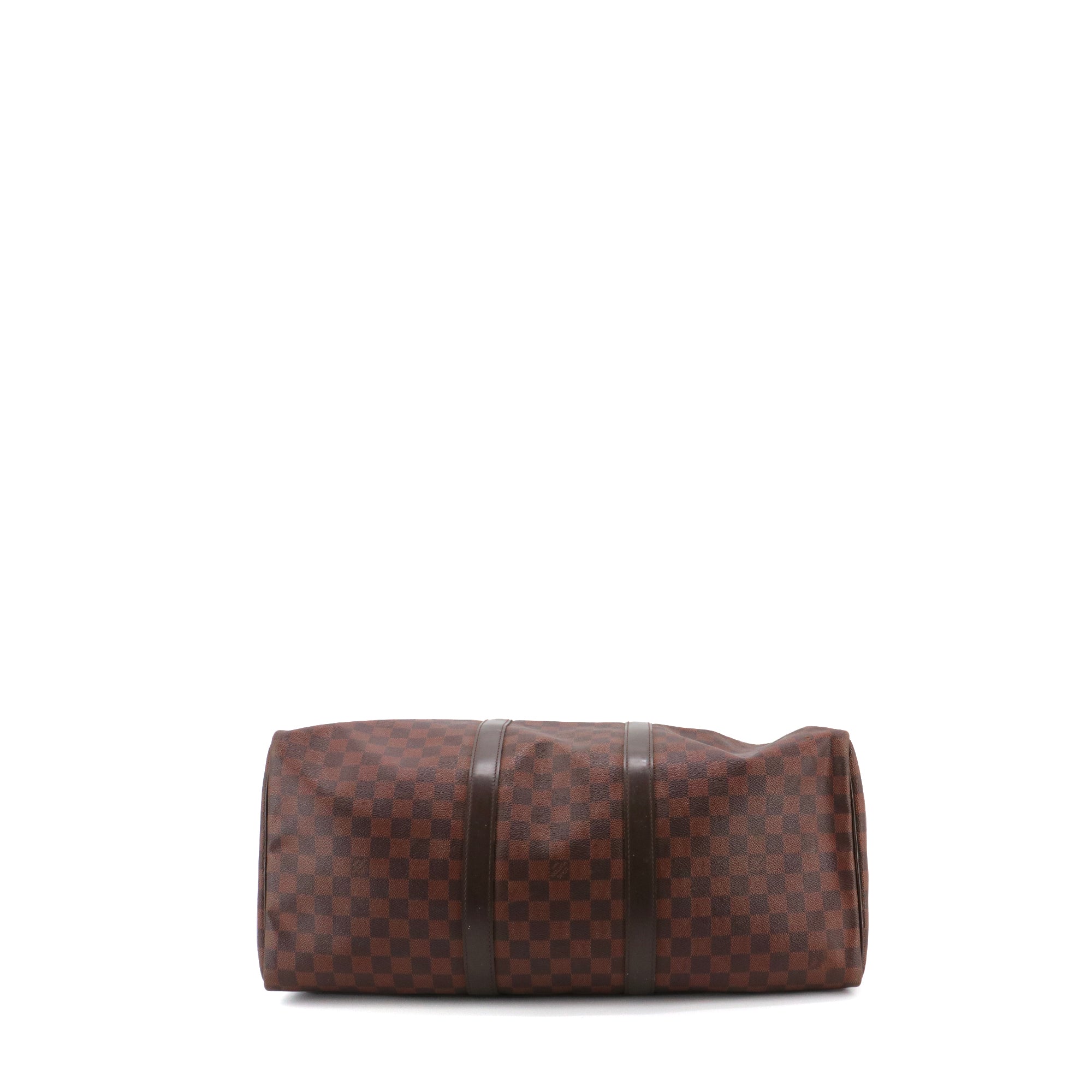 LOUIS VUITTON - Sac de voyage Keepall 50 Louis Vuitton en toile damier ébène
