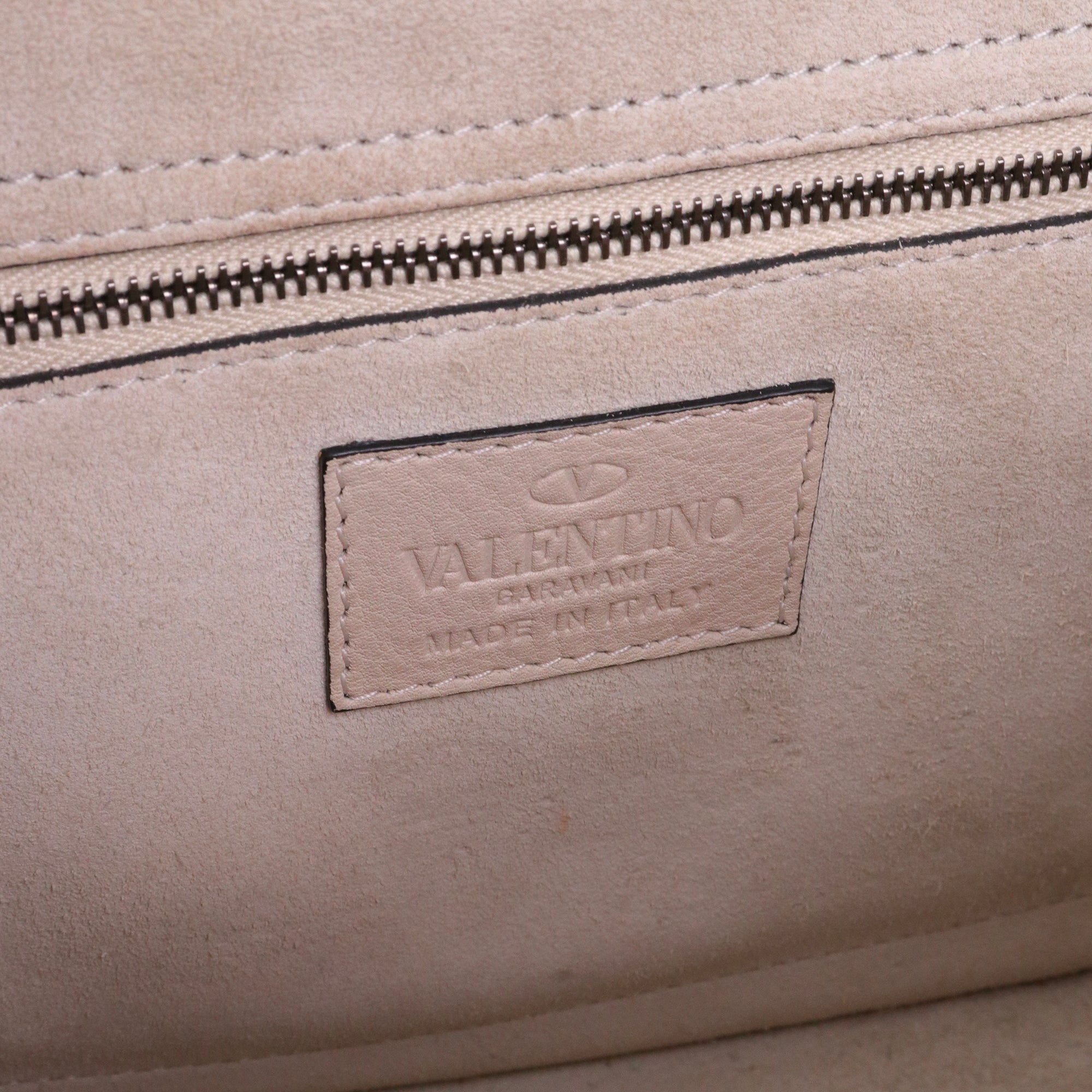 VALENTINO - Rockstud leather tote bag