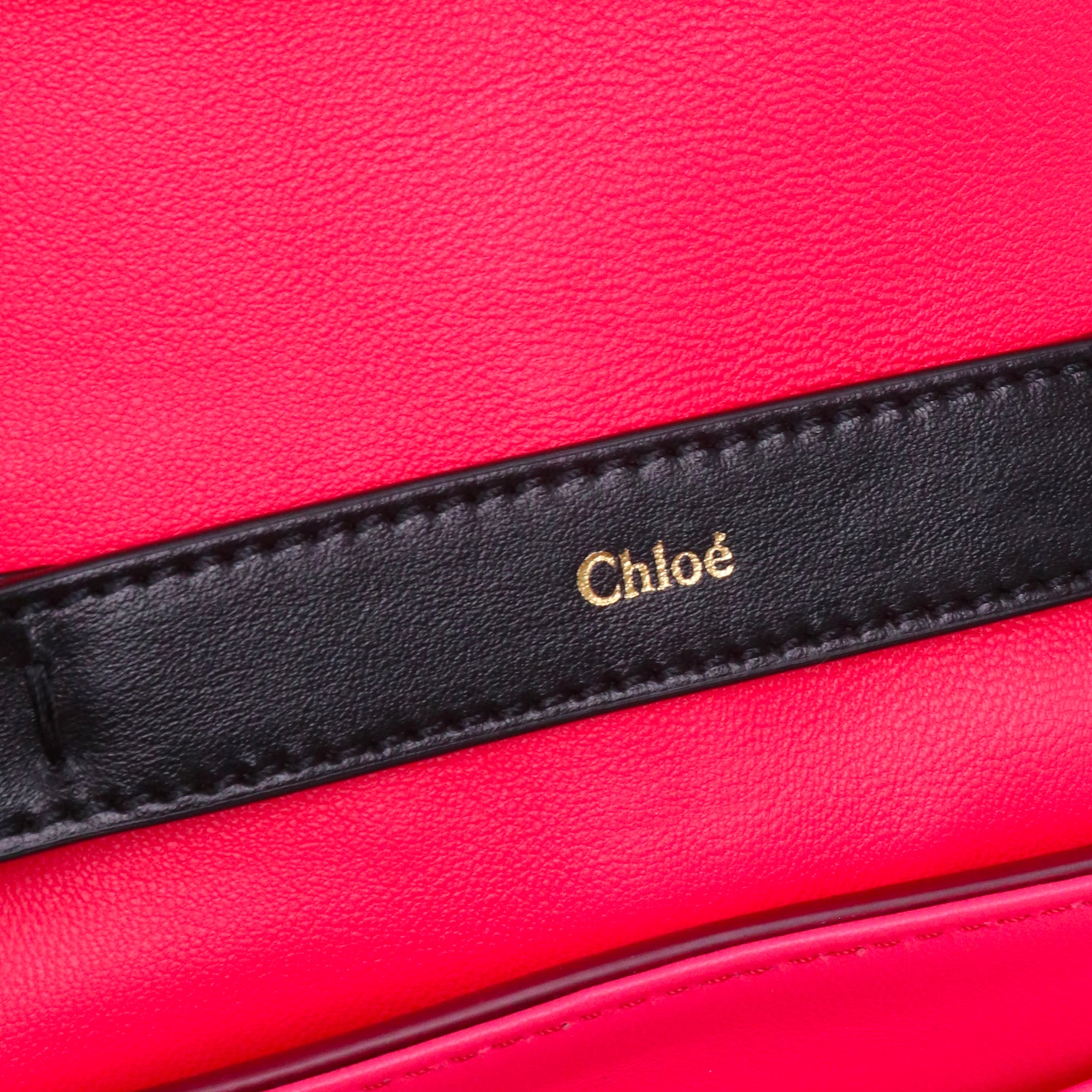 CHLOÉ - Darry shoulder bag in black grained leather