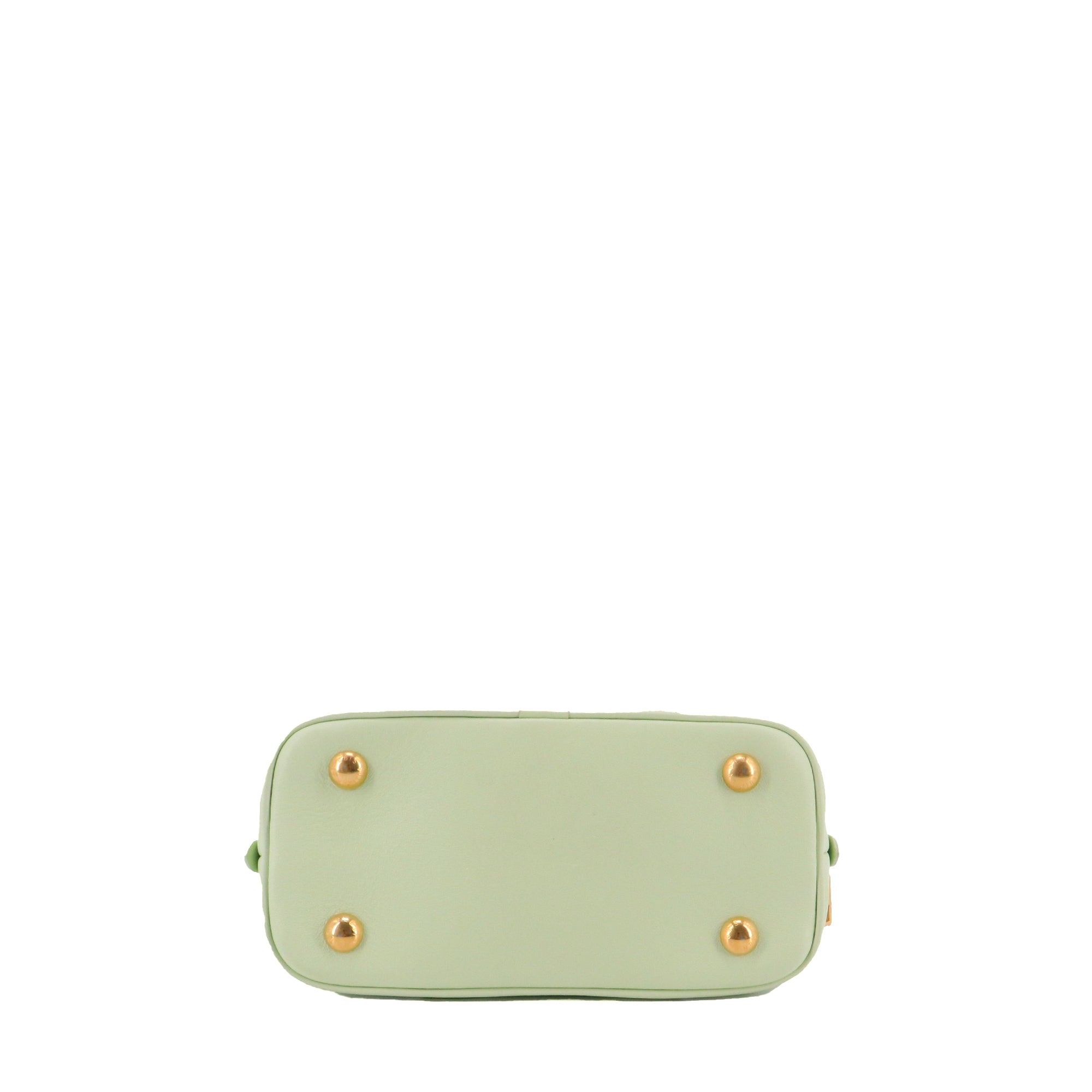 LOUIS VUITTON - Louis Vuitton Alma BB Bubblegram shoulder bag in sea green leather