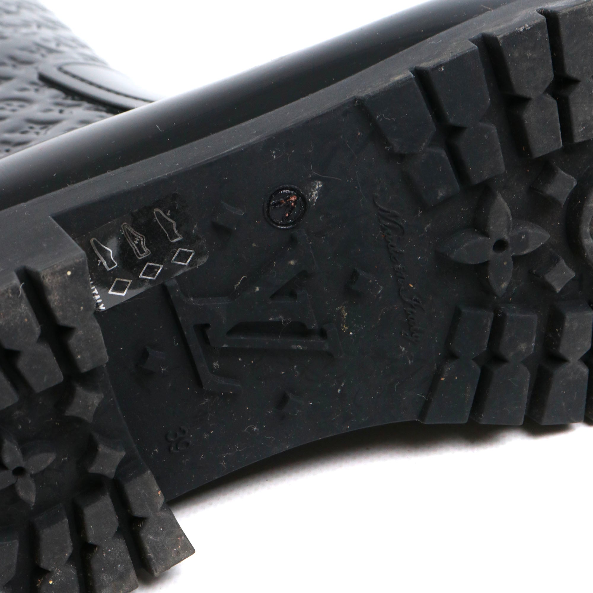 LOUIS VUITTON - Louis Vuitton rubber rain boots (T39)