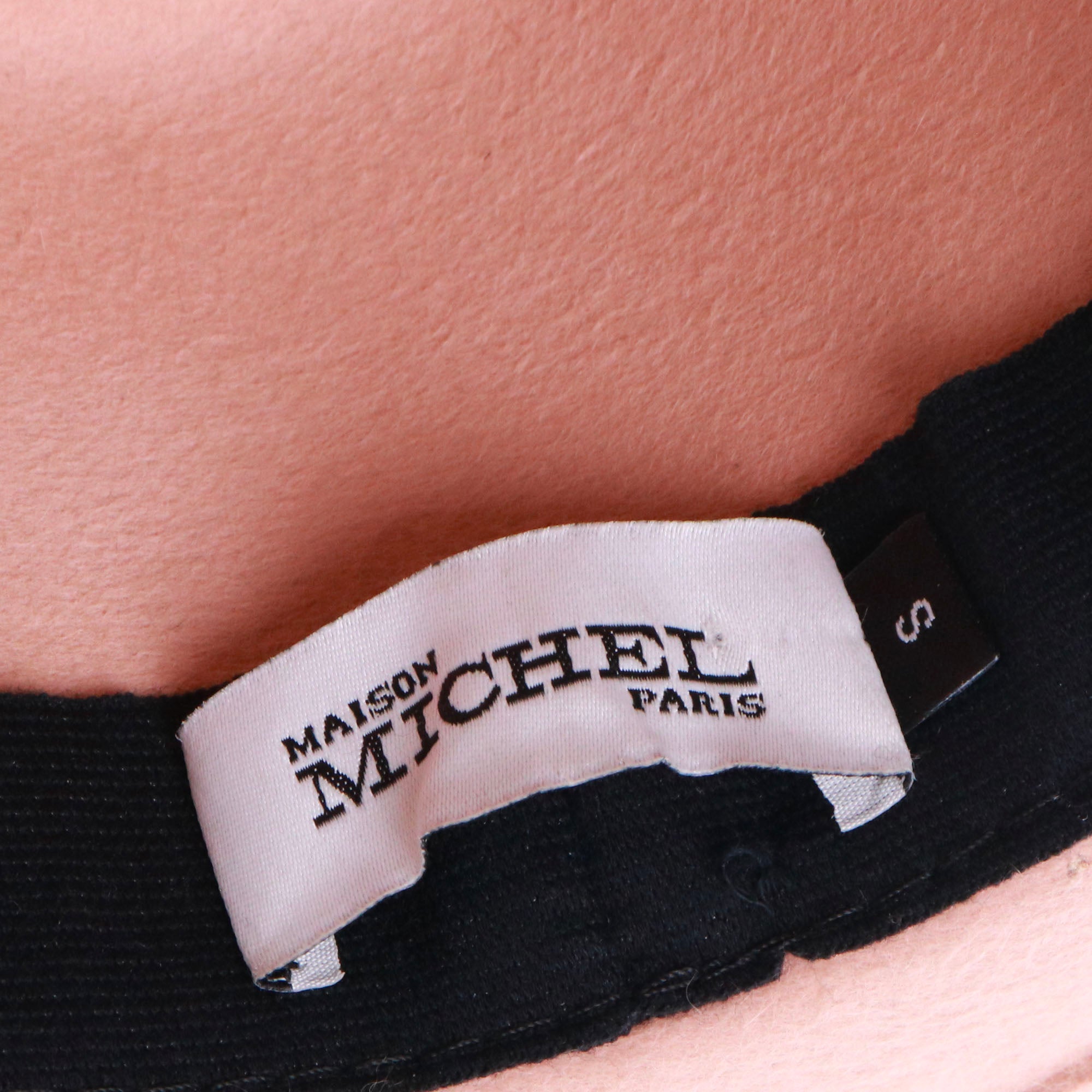 MAISON MICHEL - Maison Michel hat in old pink felt (S)