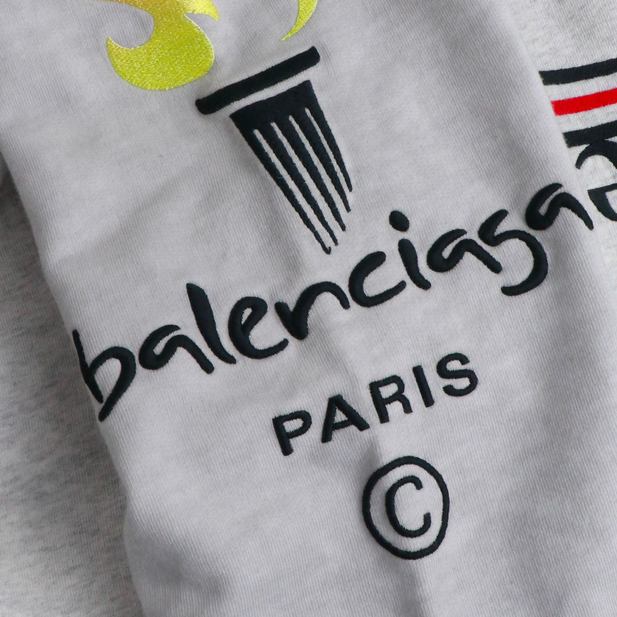 BALENCIAGA - Sweat à capuche Upside Down Balenciaga oversize (L)
