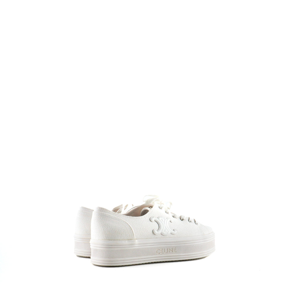 CELINE - Sneakers Jane en toile blanche (T40)