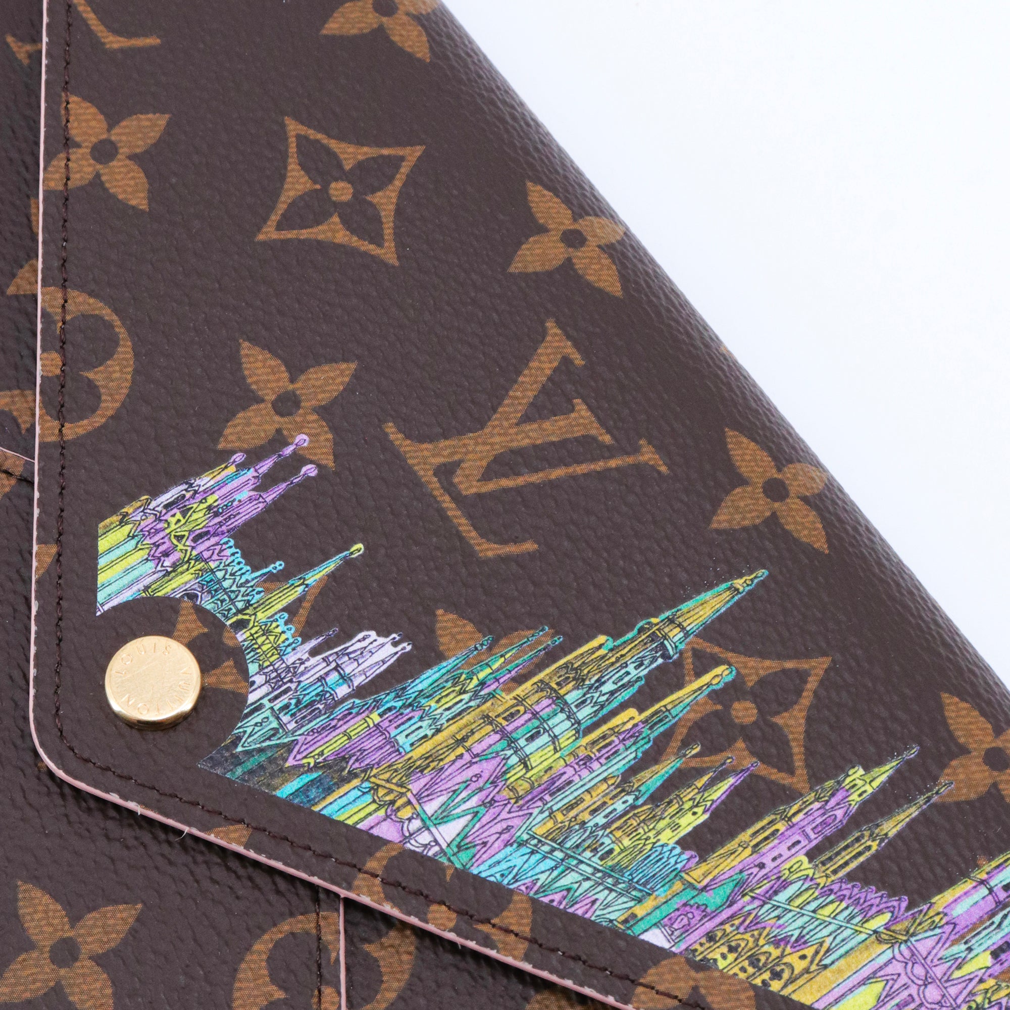 LOUIS VUITTON - Pochette Kirigami GM Milan 2019 Louis Vuitton en toile monogrammée