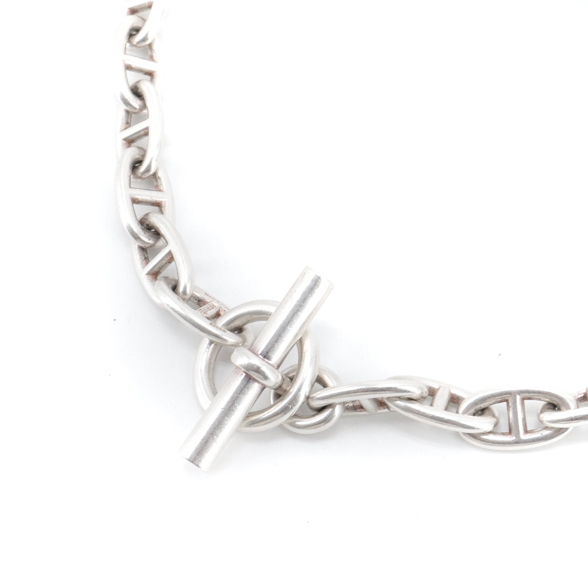HERMÈS - Hermès Anchor Chain Necklace in silver