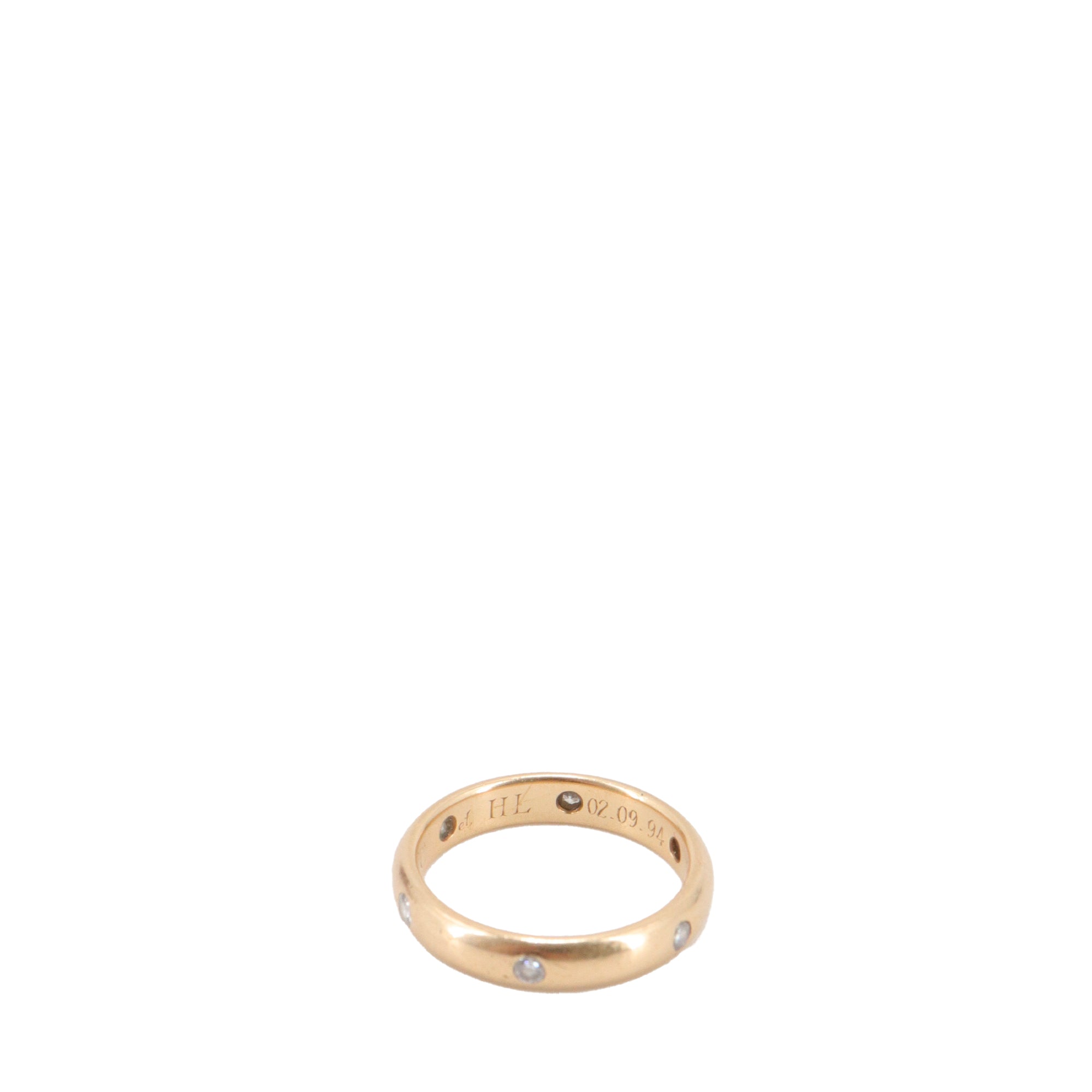 CARTIER - Stella Cartier ring in yellow gold set with diamonds (T54)