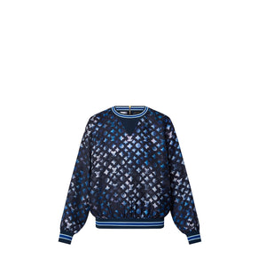 LOUIS VUITTON - Sweat Mahina Louis Vuitton en soie monogrammée (S)