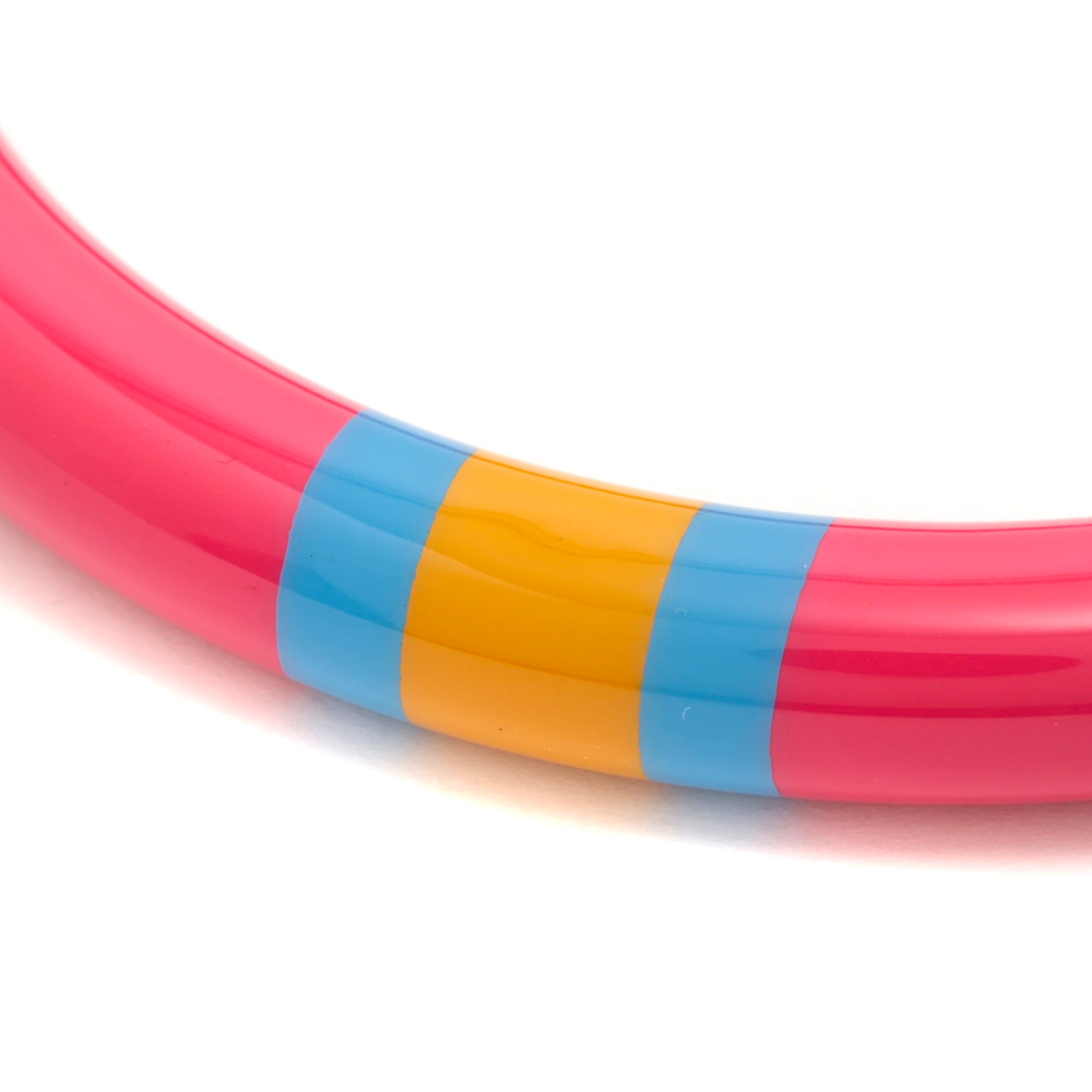 HERMÈS - Lacquered wooden bracelet (T2)