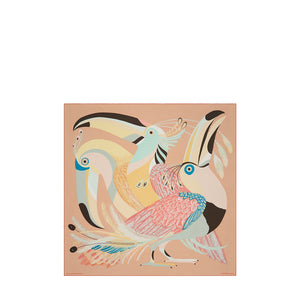 HERMÈS - Carré 140 Toucans de Paradis Hermès in silk