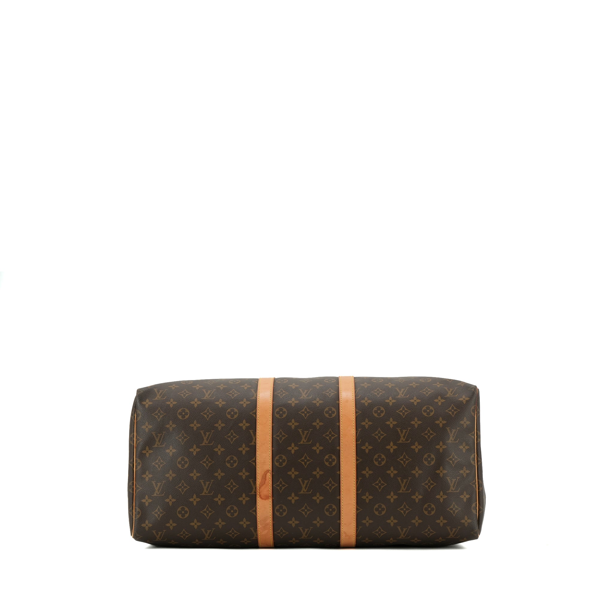 LOUIS VUITTON - Sac de voyage Keepall 55 Louis Vuitton en toile monogrammée vintage